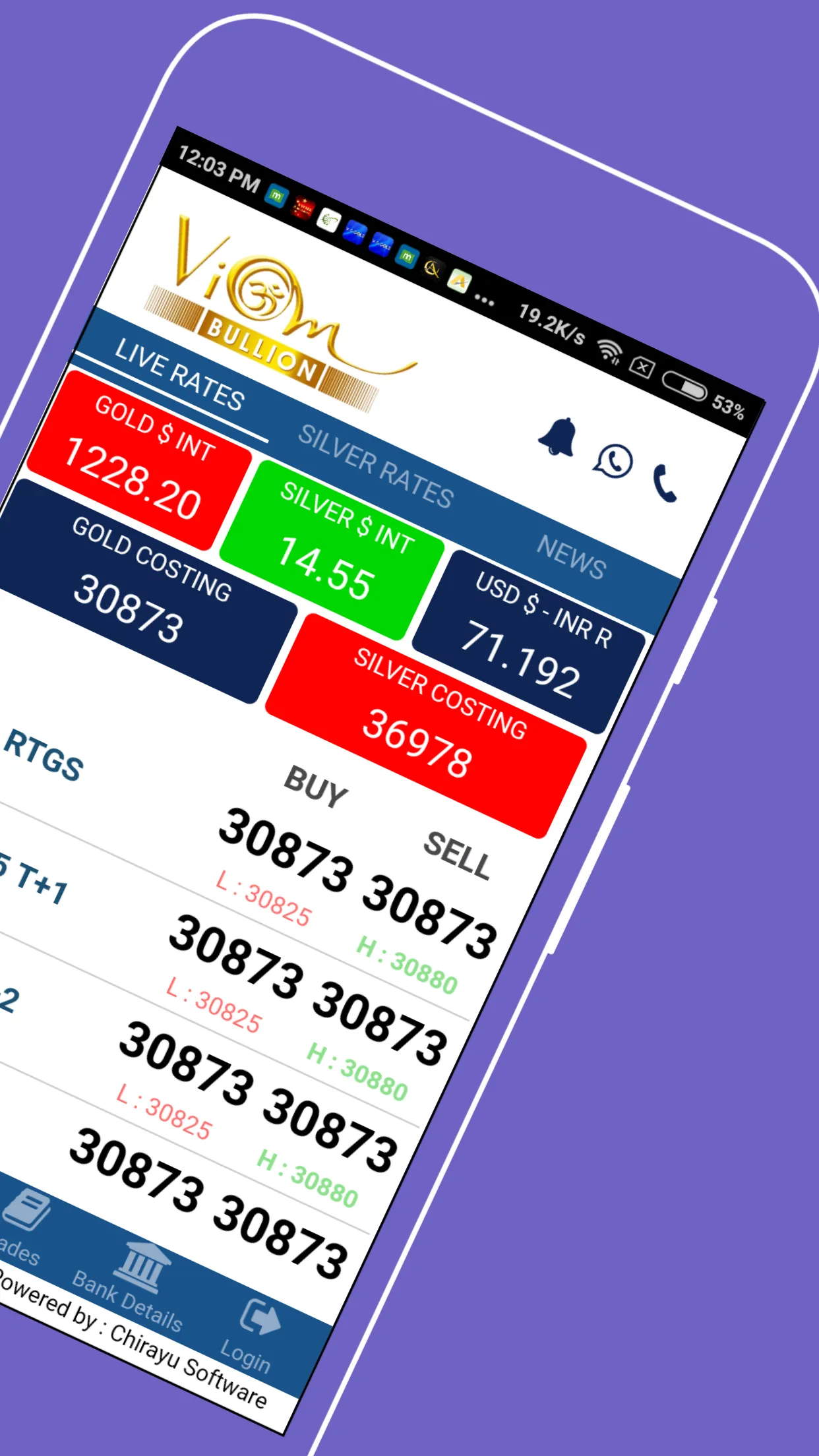 VIOM BULLION - Mumbai Bullion  | Indus Appstore | Screenshot