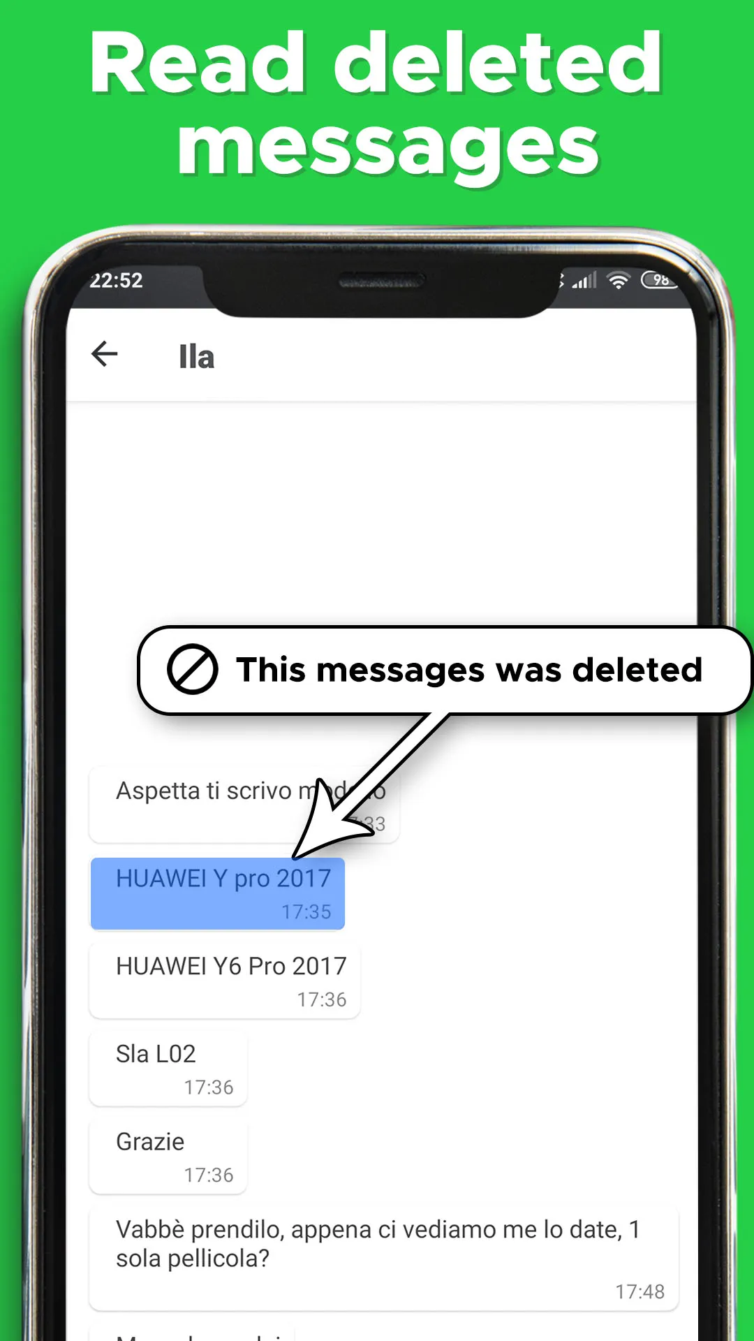 Recover delete messages ChatSv | Indus Appstore | Screenshot