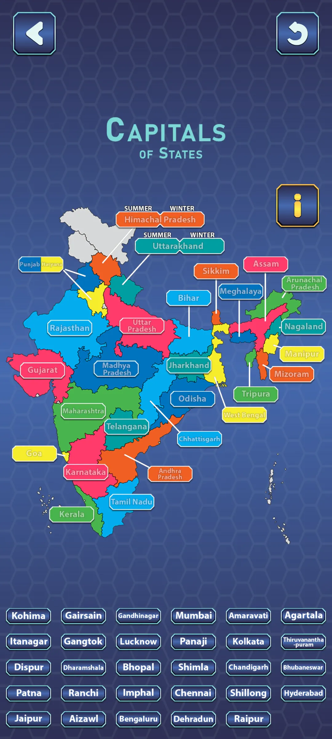 India Mapper-(India Map Game) | Indus Appstore | Screenshot