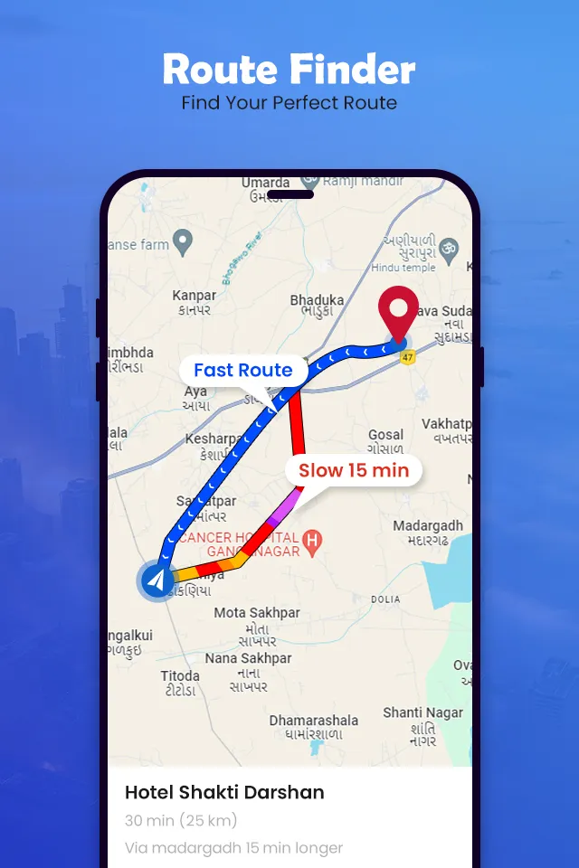 GPS Map Navigation & Direction | Indus Appstore | Screenshot