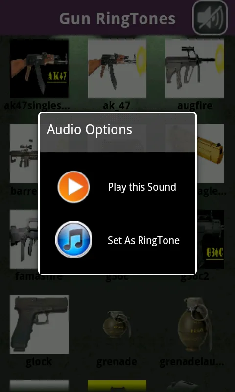 Gun Sounds And RingTones | Indus Appstore | Screenshot