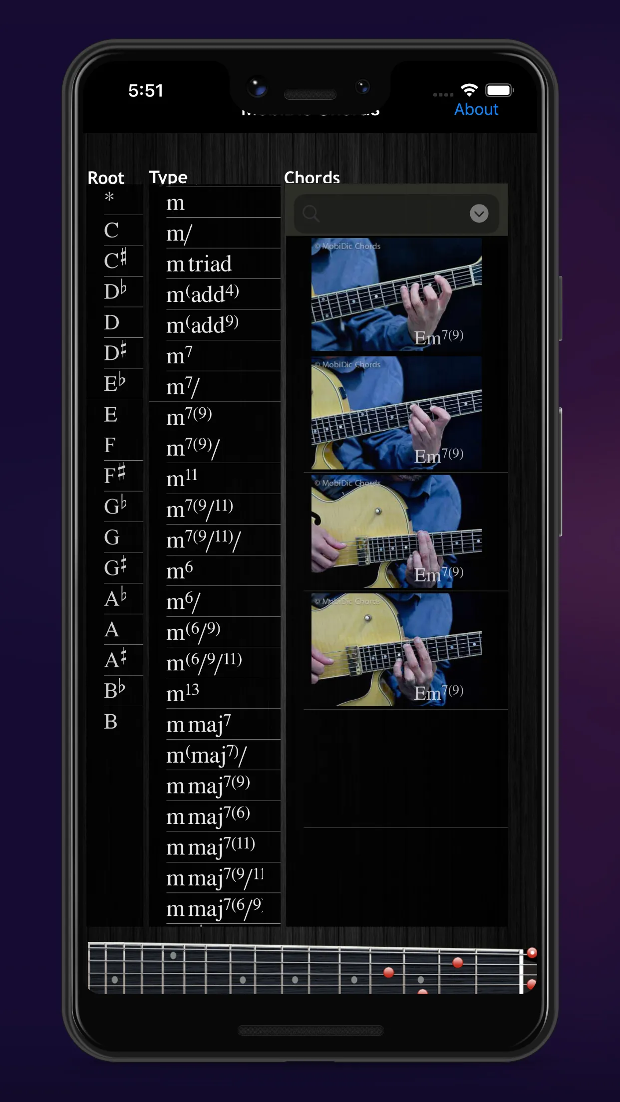 MobiDic Guitar Chords | Indus Appstore | Screenshot