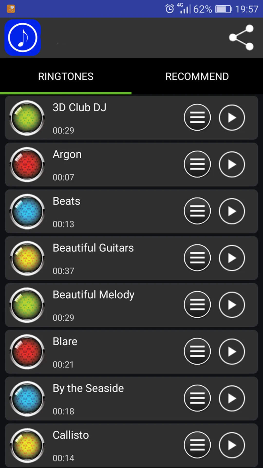 Music Ringtones | Indus Appstore | Screenshot