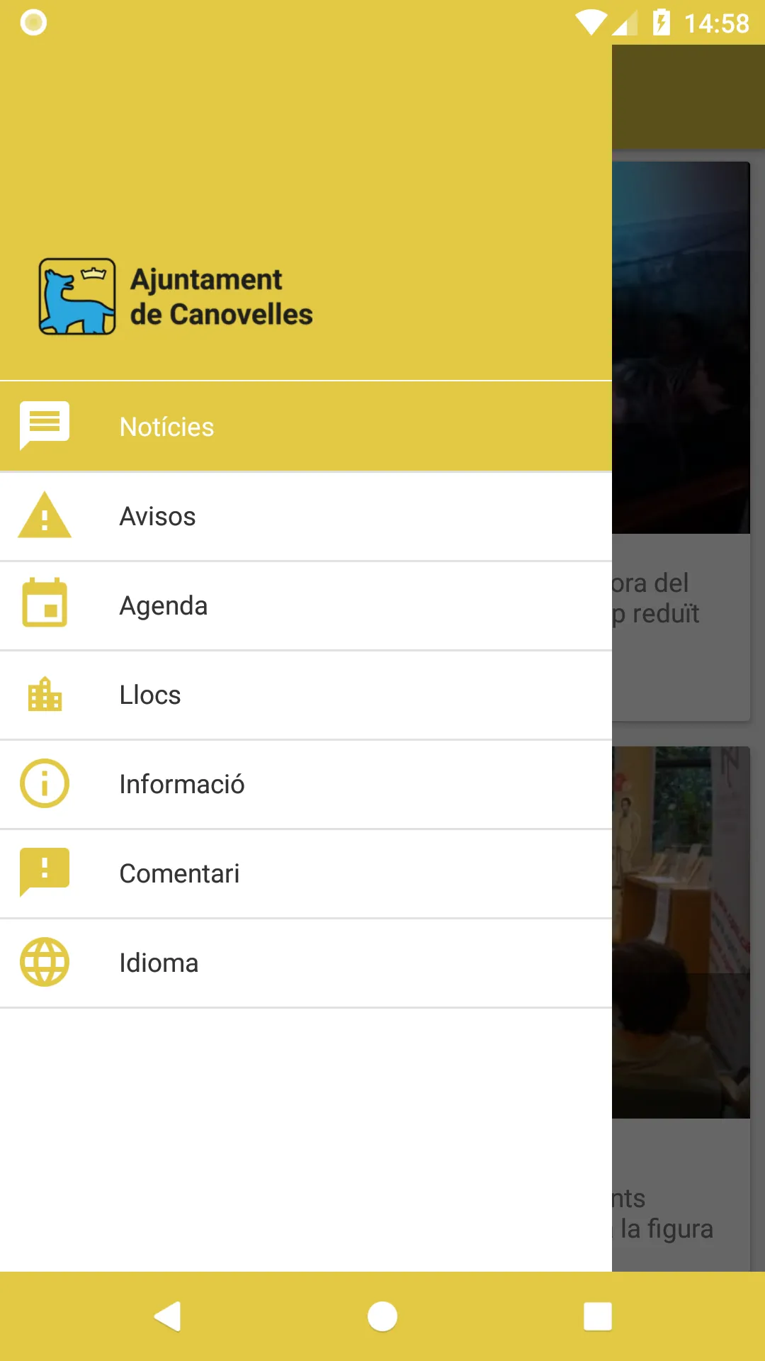 Ajuntament de Canovelles | Indus Appstore | Screenshot