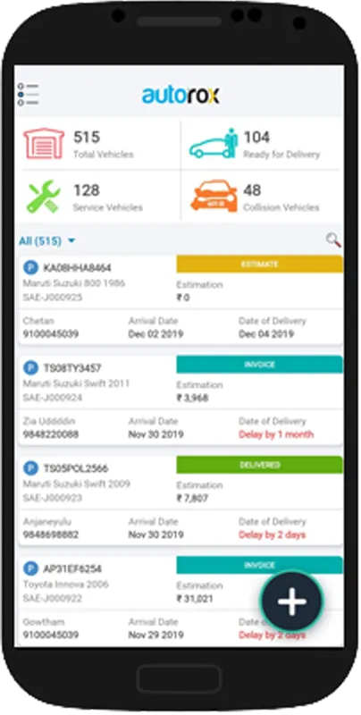 Autorox - Garage Management | Indus Appstore | Screenshot