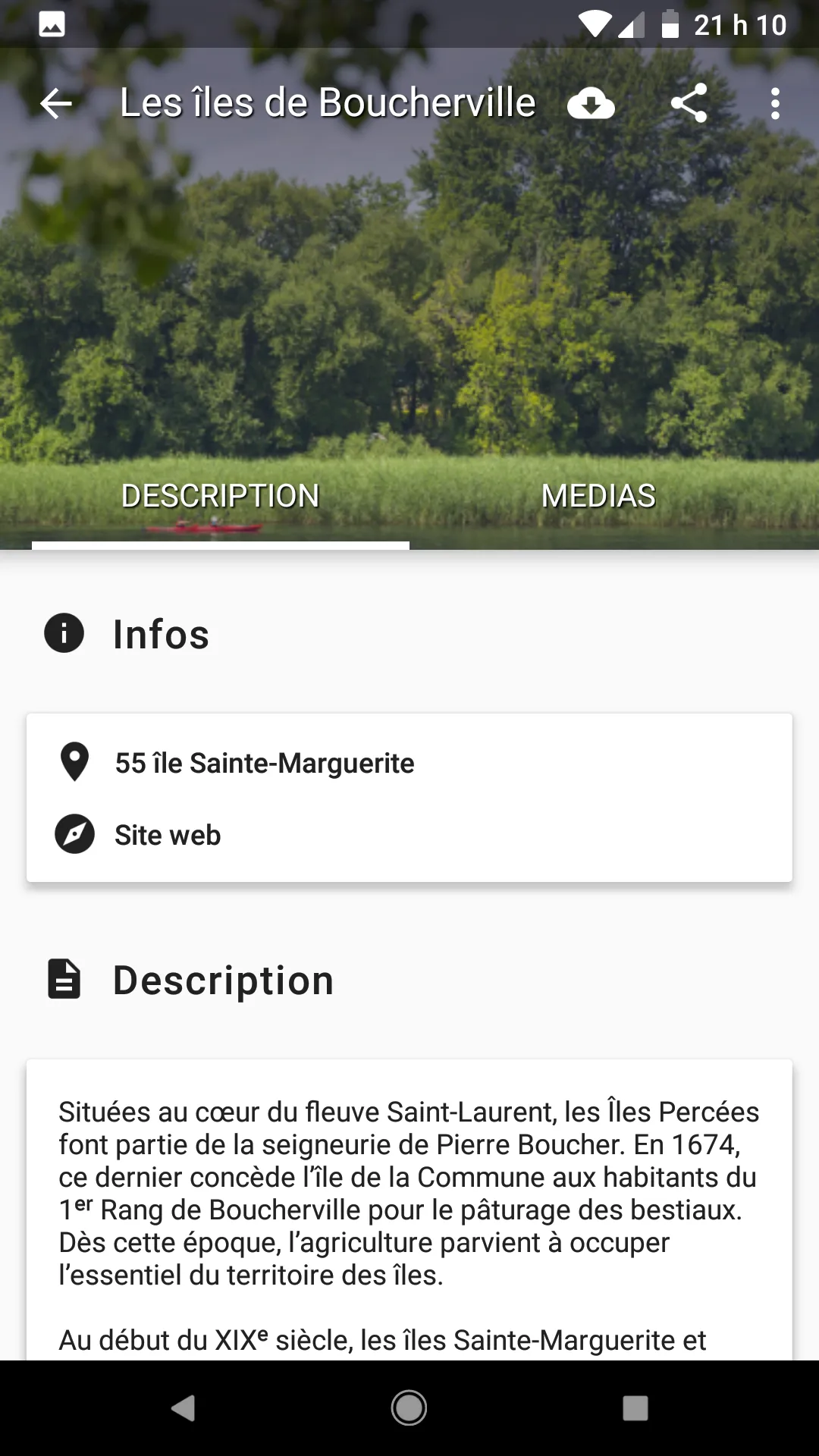 Boucherville - Sorties et circ | Indus Appstore | Screenshot