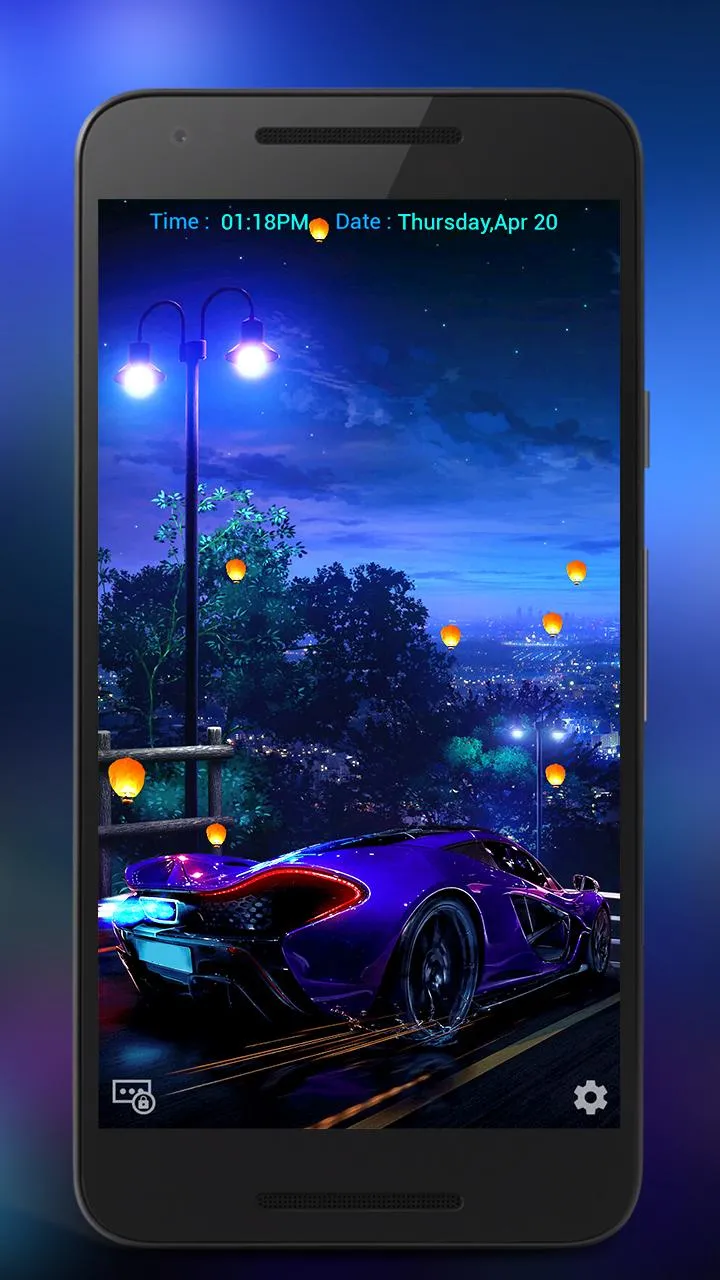 Car Live Lock Screen | Indus Appstore | Screenshot