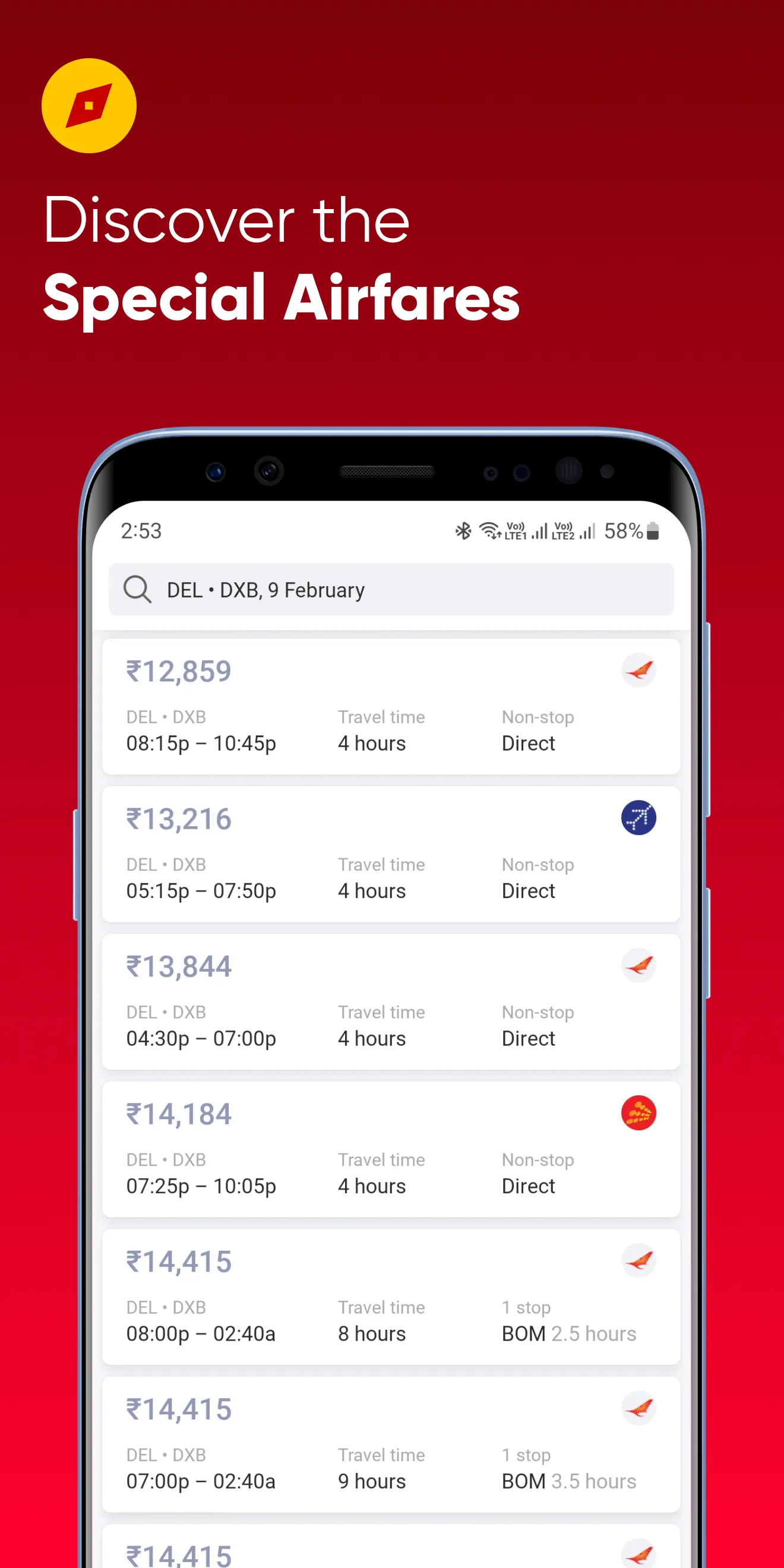 Last Minute Flight Booking App | Indus Appstore | Screenshot