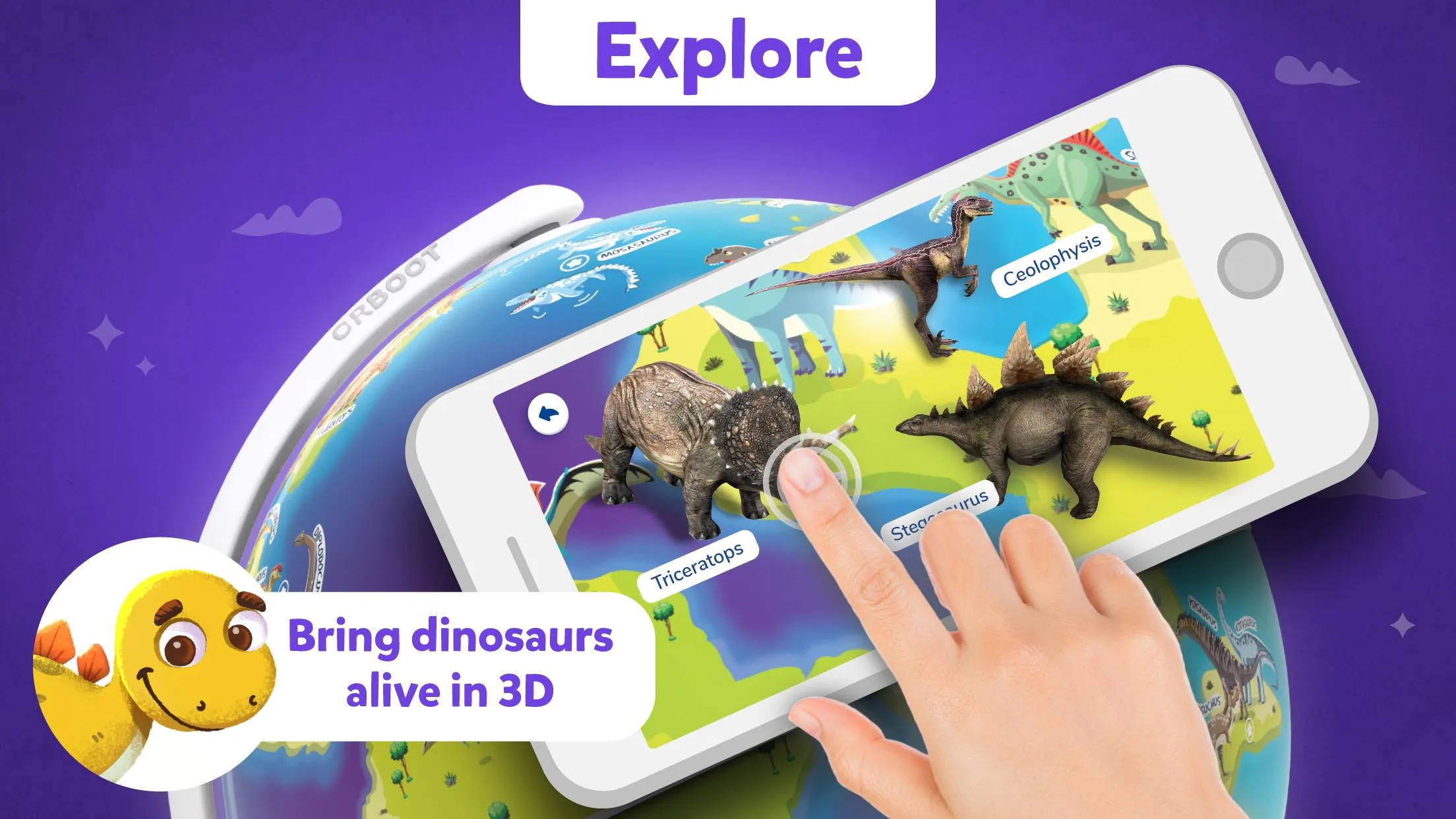 Orboot Dinos AR by PlayShifu | Indus Appstore | Screenshot