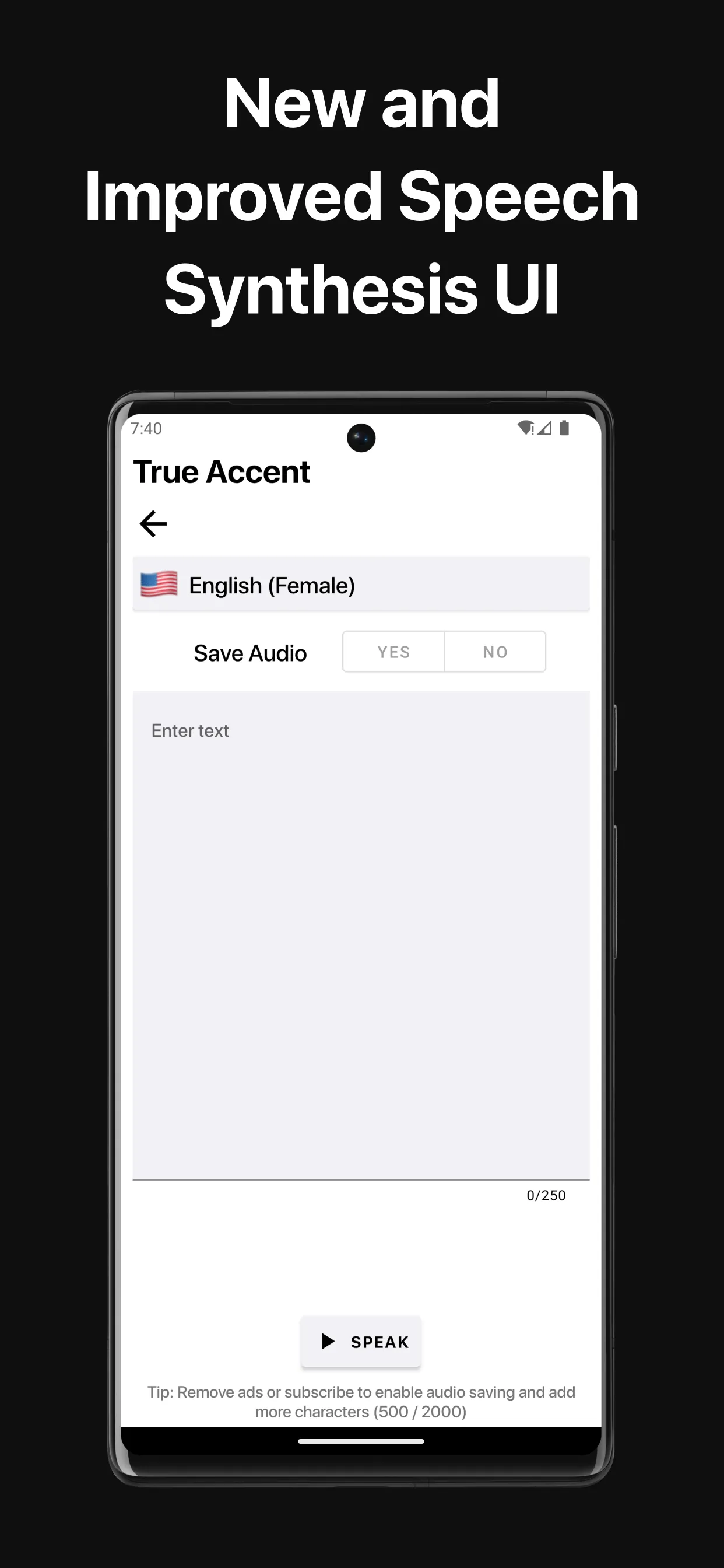 True Accent AI : Realistic TTS | Indus Appstore | Screenshot