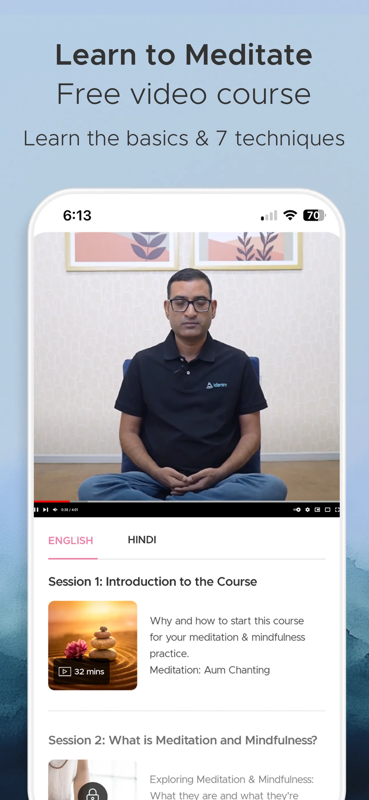 Idanim: Meditation & Sleep App | Indus Appstore | Screenshot