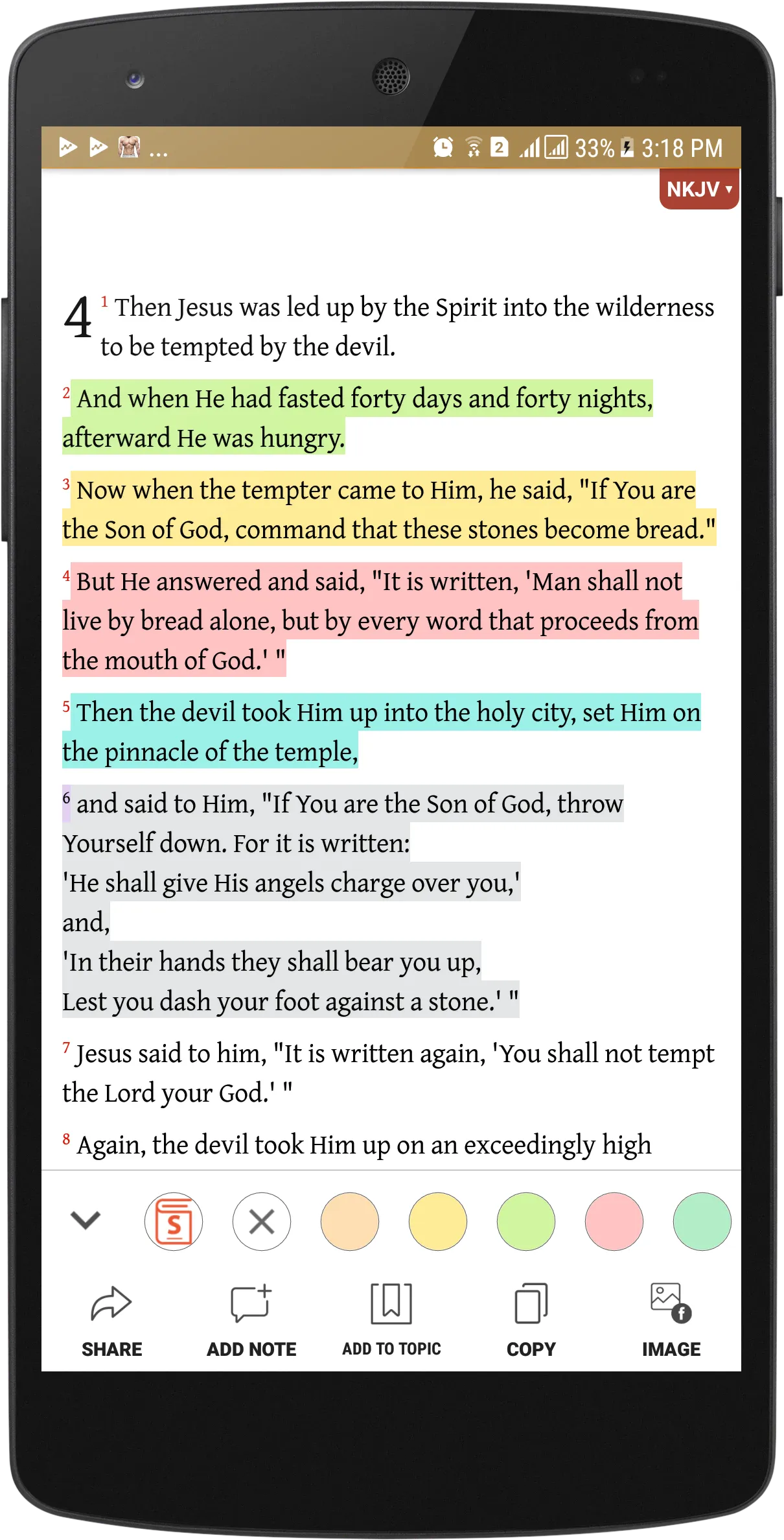 Bible NKJV - New King James Ve | Indus Appstore | Screenshot