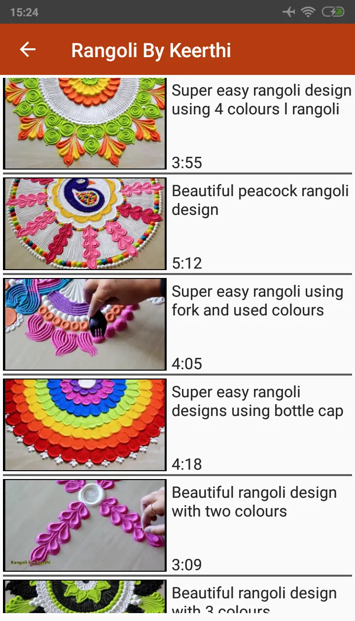 How To Draw Rangoli Videos | Indus Appstore | Screenshot