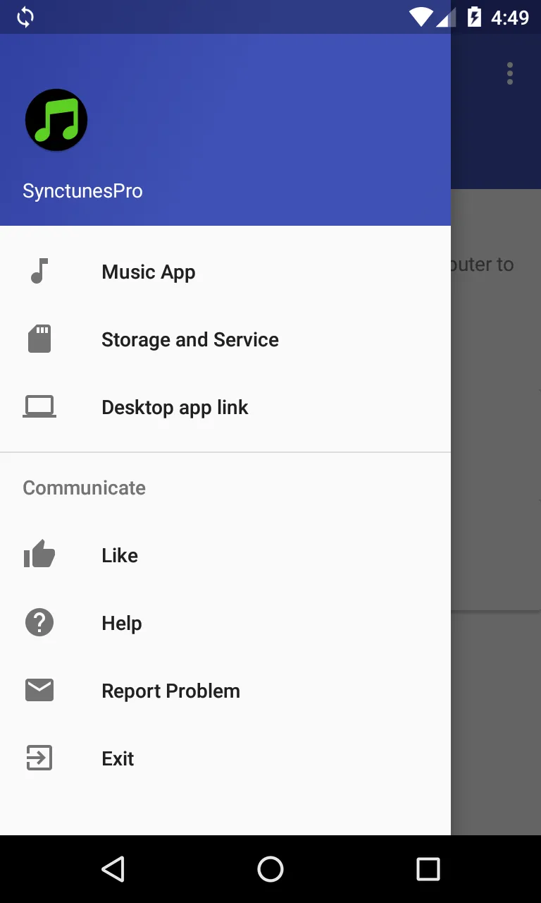 SynctunesX: iTunes to android | Indus Appstore | Screenshot