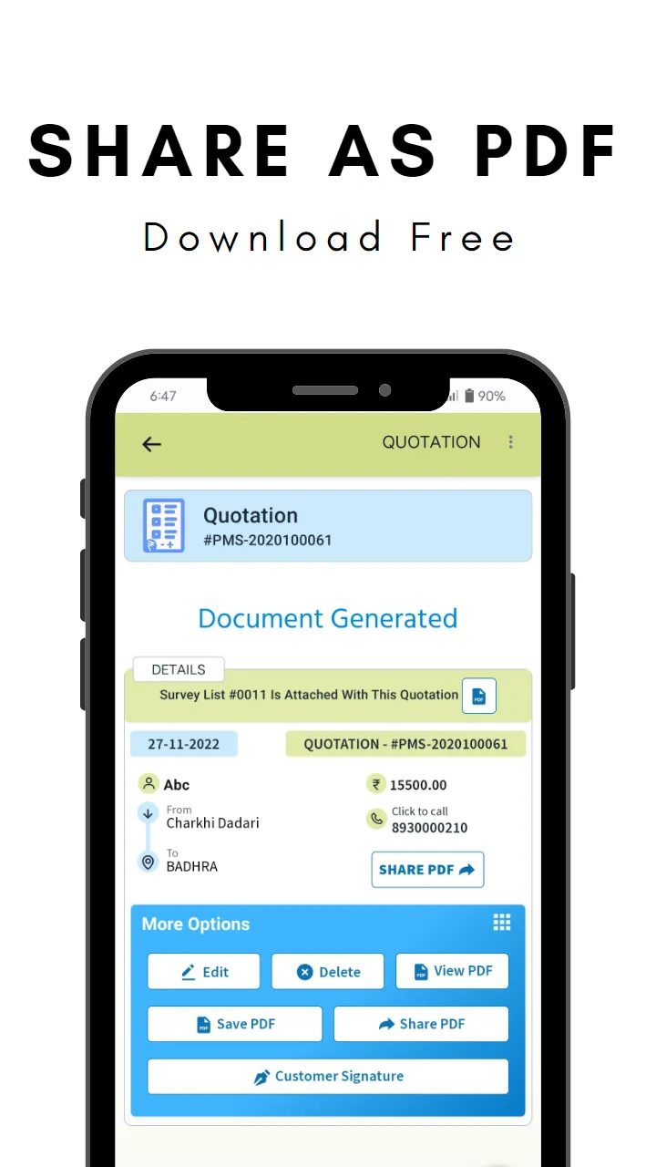 Packers Bill - Quotation, Bill | Indus Appstore | Screenshot