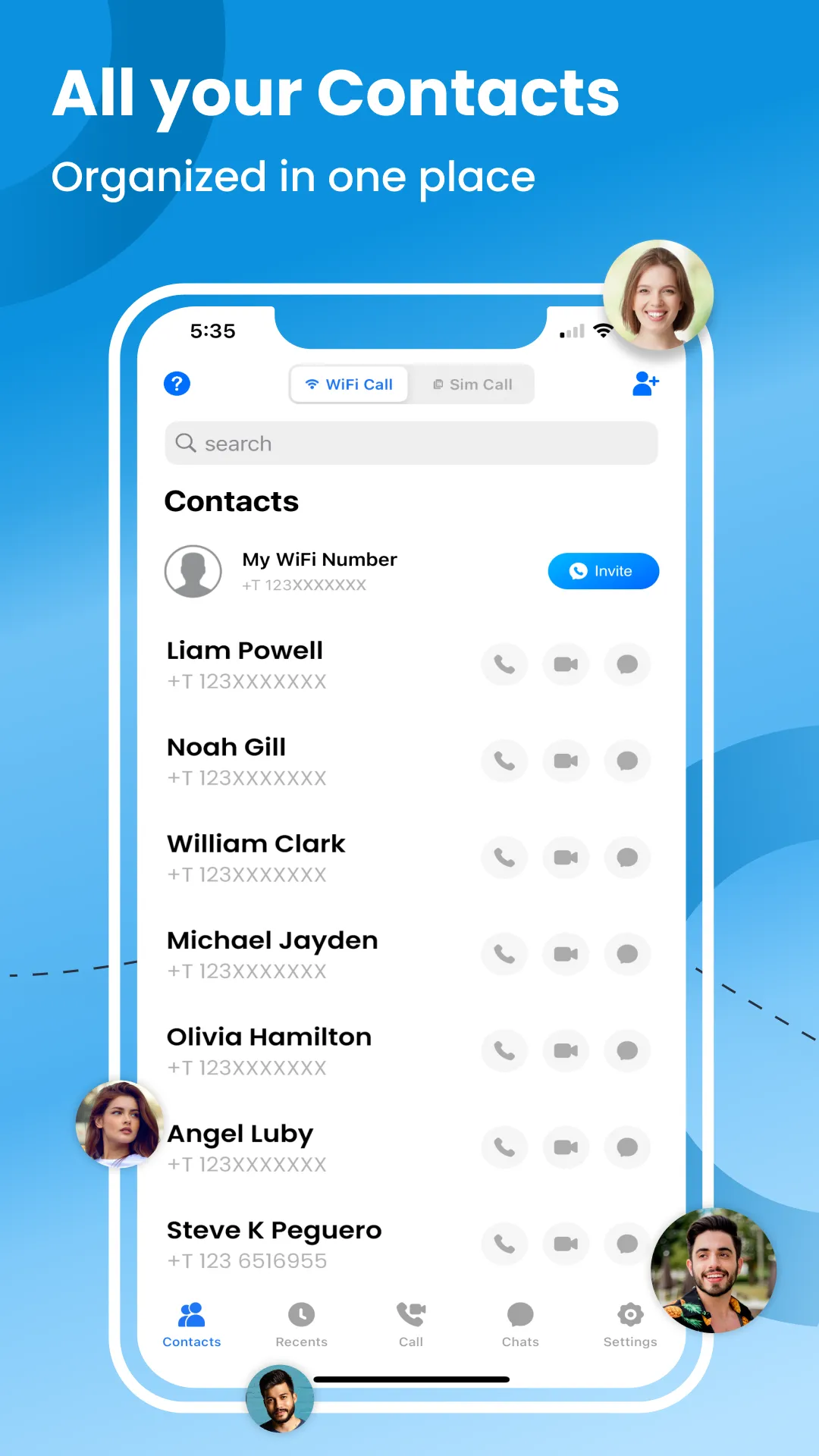 Contacts : Easy Phone Dialer | Indus Appstore | Screenshot