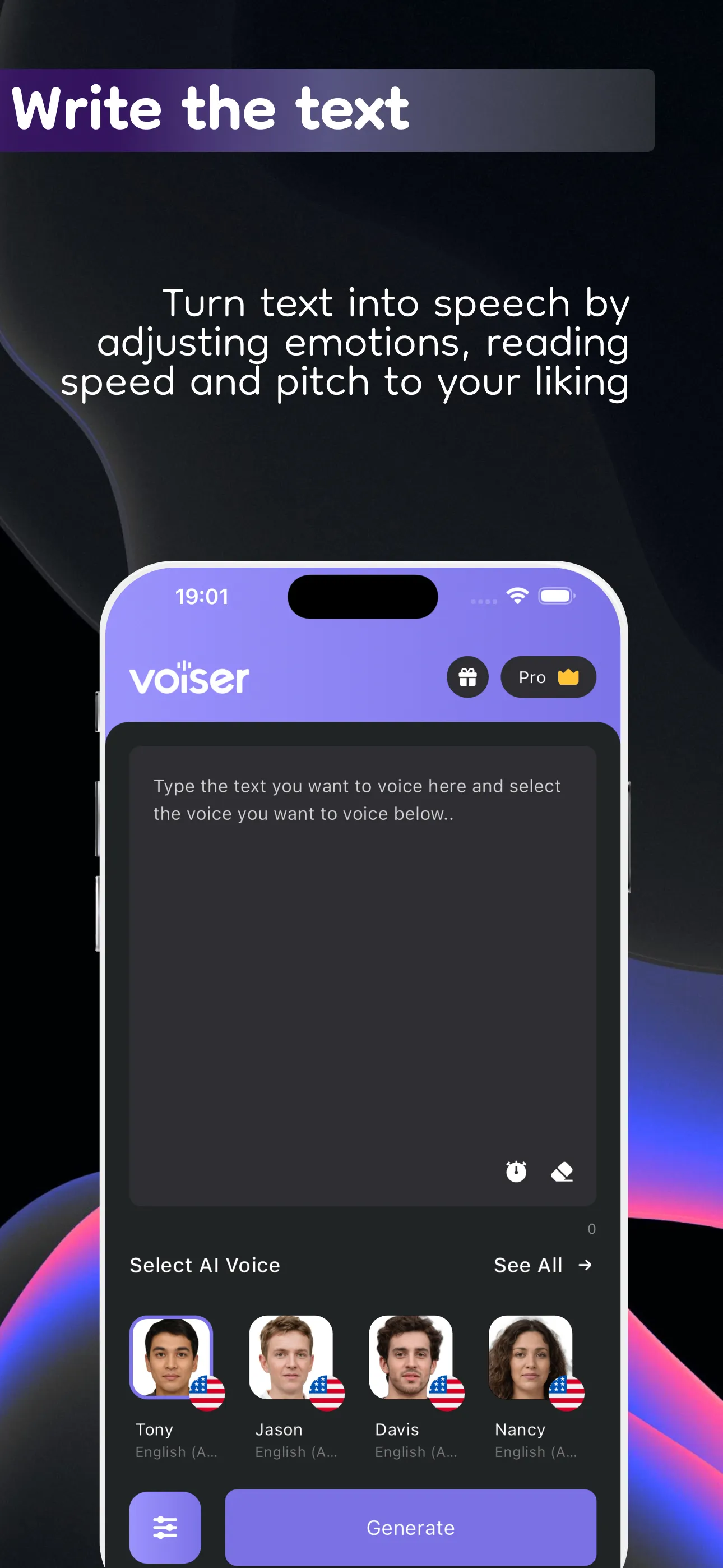 Text to Speech & Voiceover | Indus Appstore | Screenshot