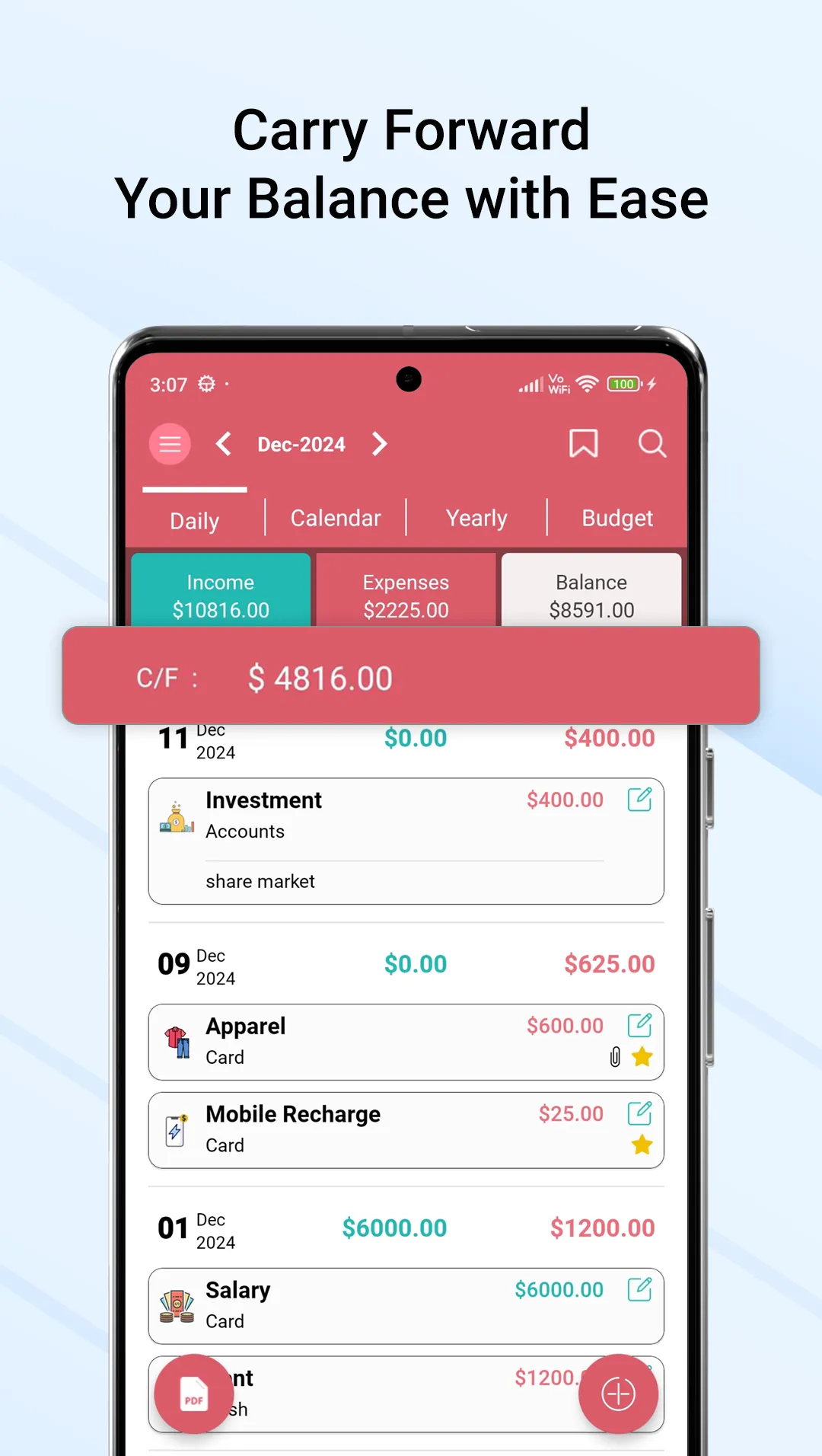 Wallet: Income Expense Tracker | Indus Appstore | Screenshot