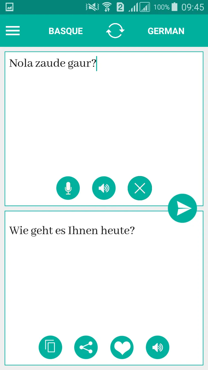 Basque German Translator | Indus Appstore | Screenshot