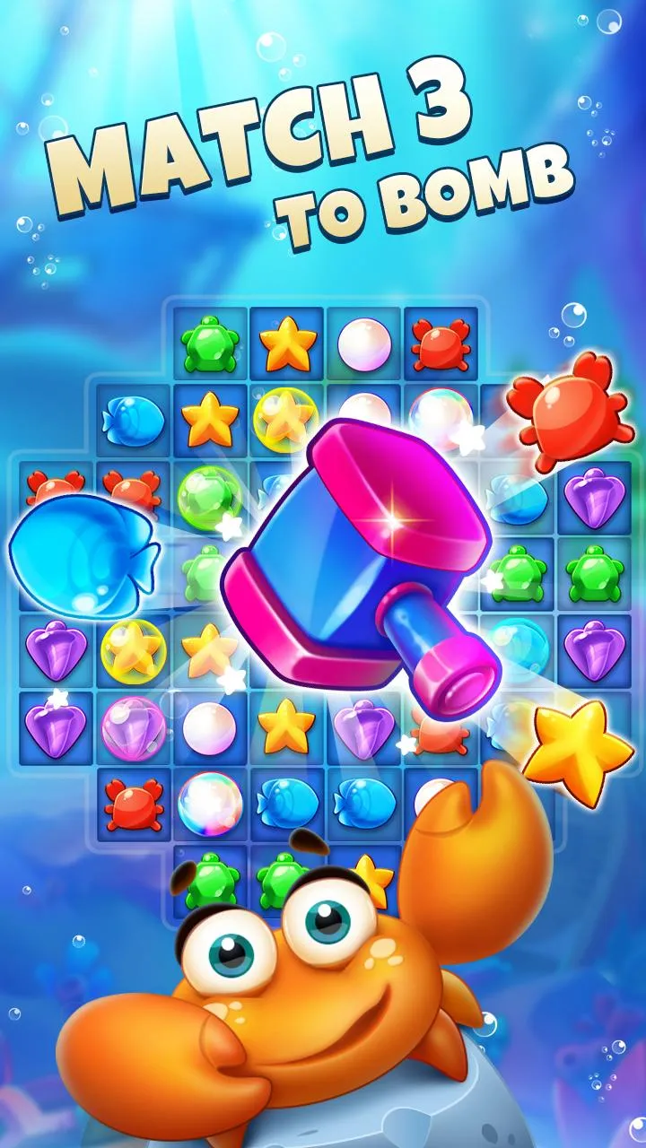 Fish Crush 2 - Match 3 Puzzle | Indus Appstore | Screenshot