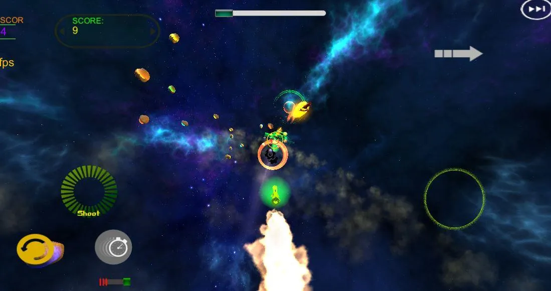 Asteroid in space | Indus Appstore | Screenshot