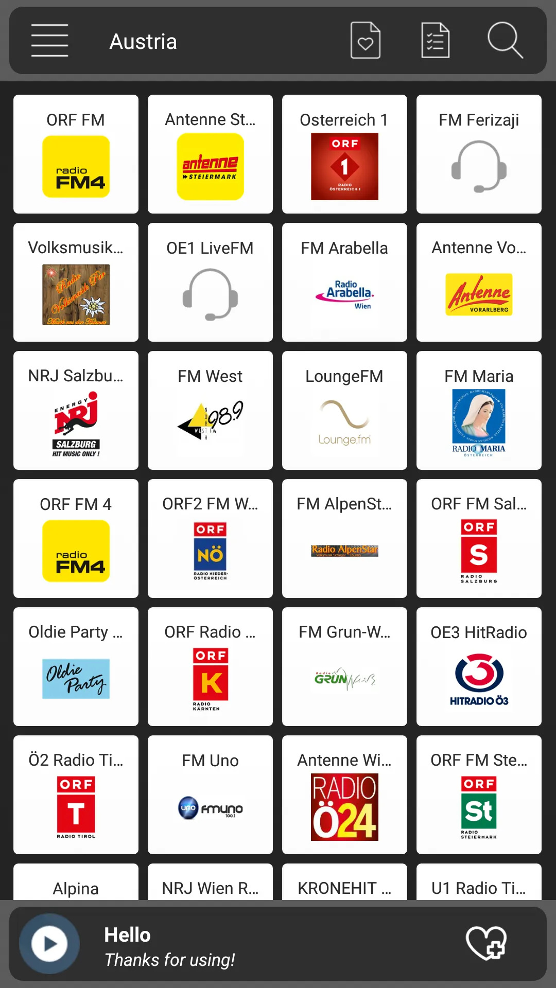 Austria Radio - Austria FM AM | Indus Appstore | Screenshot