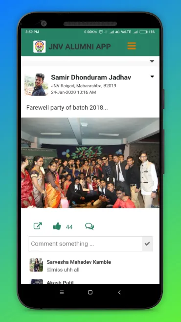 JNV Alumni App – Navodaya | Indus Appstore | Screenshot