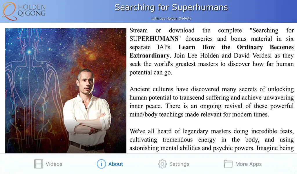 Superhumans with Lee Holden | Indus Appstore | Screenshot