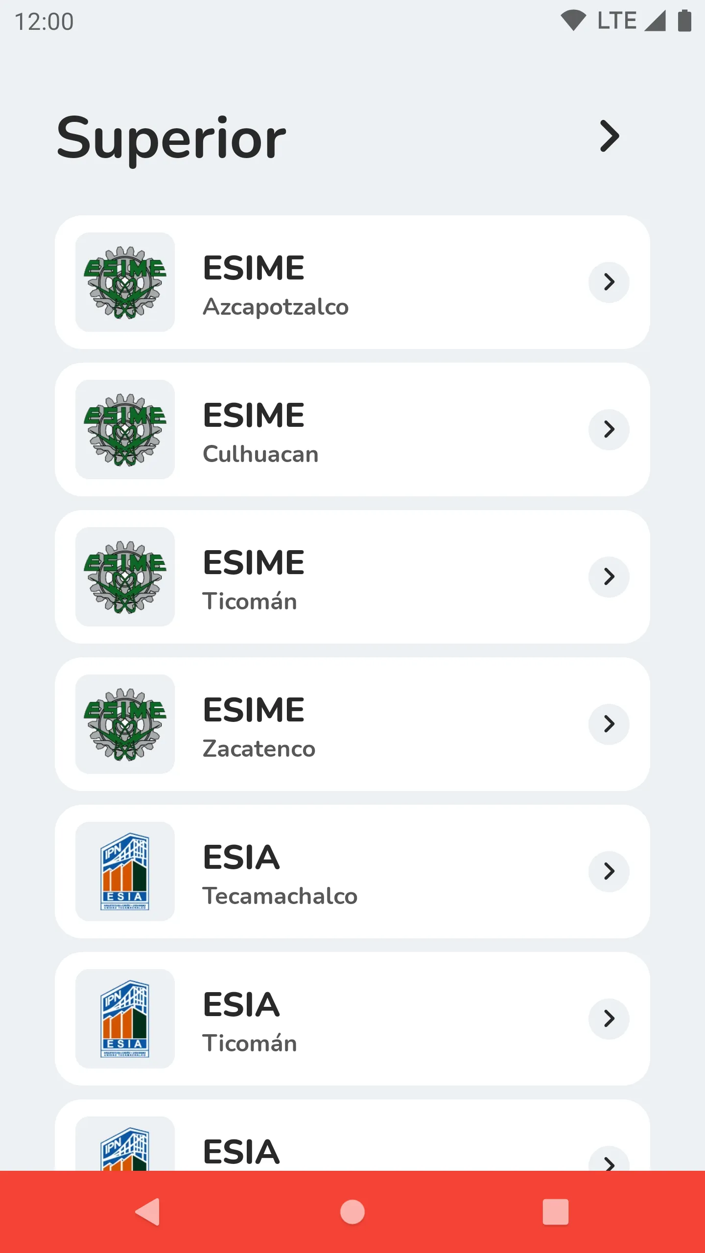 SAES para Alumnos | Indus Appstore | Screenshot