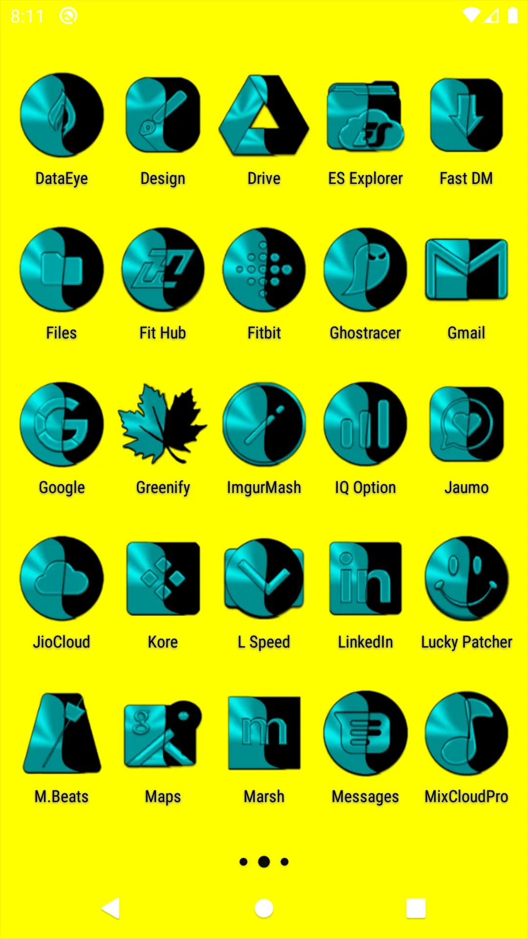 Wicked Cyan Icon Pack | Indus Appstore | Screenshot