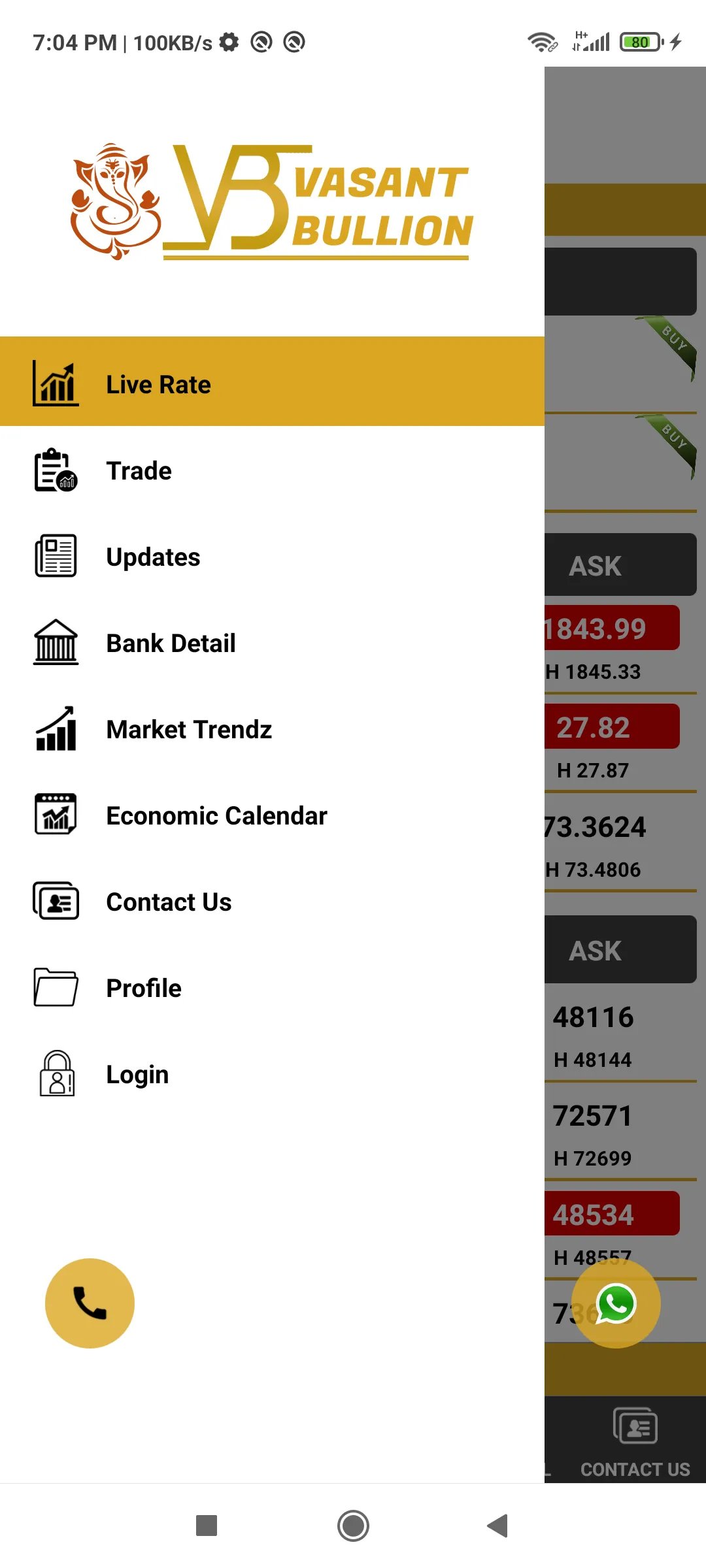 Vasant Bullion | Indus Appstore | Screenshot