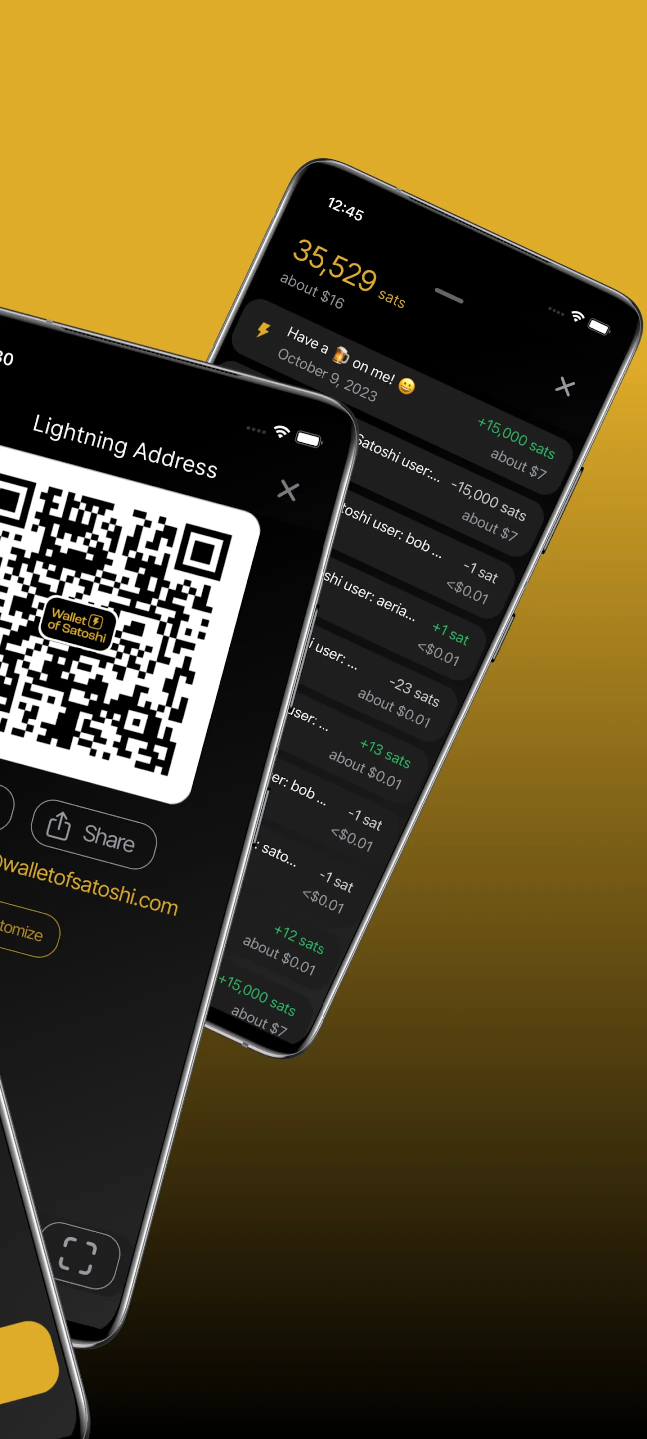 Wallet of Satoshi | Indus Appstore | Screenshot