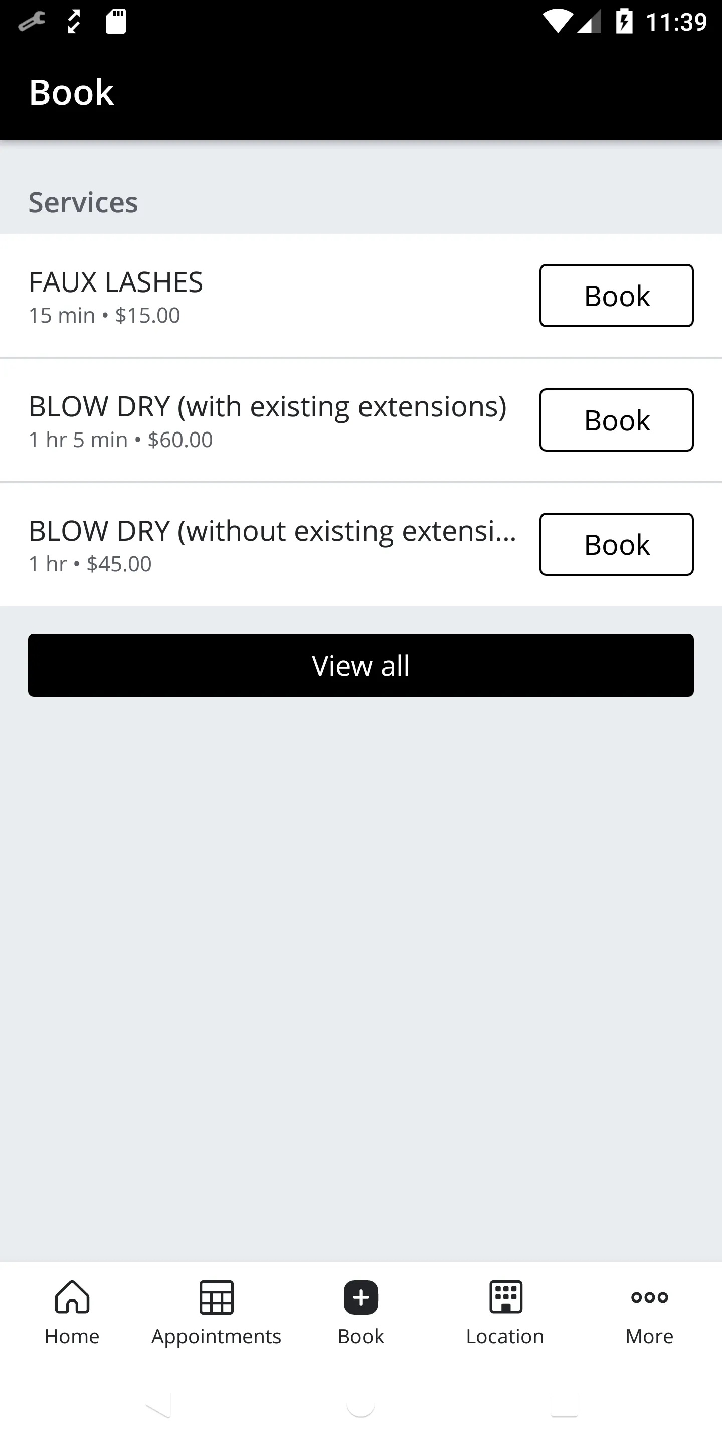 Boss Blow Dry Bar | Indus Appstore | Screenshot