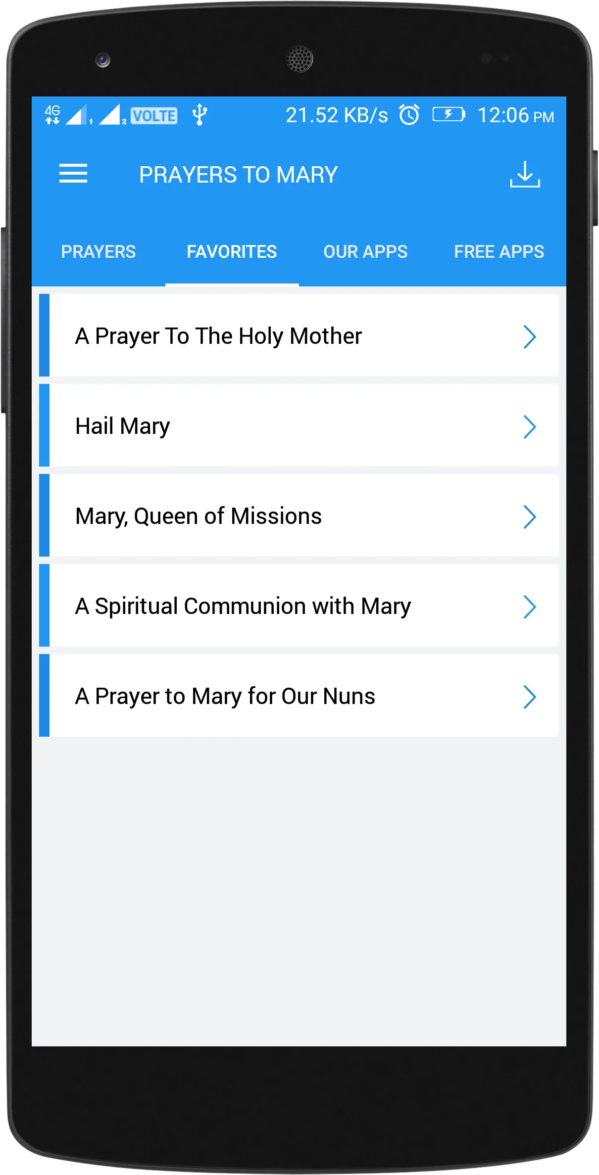 Prayers to Mary | Indus Appstore | Screenshot