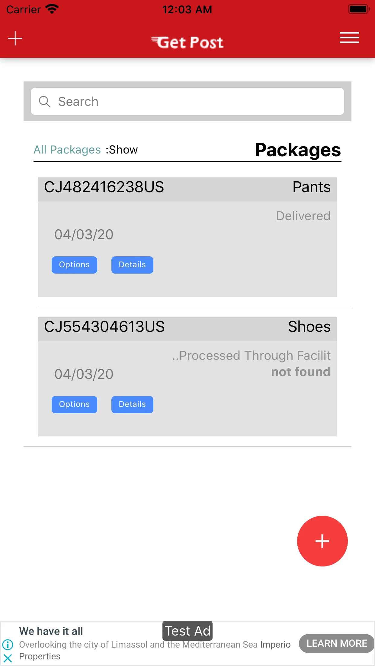 GetPost - International Packag | Indus Appstore | Screenshot