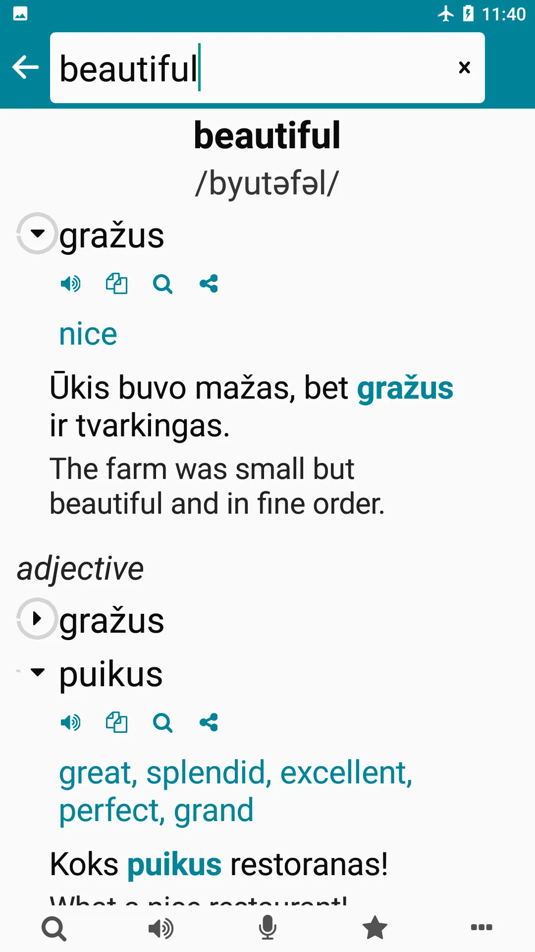 Lithuanian - English | Indus Appstore | Screenshot