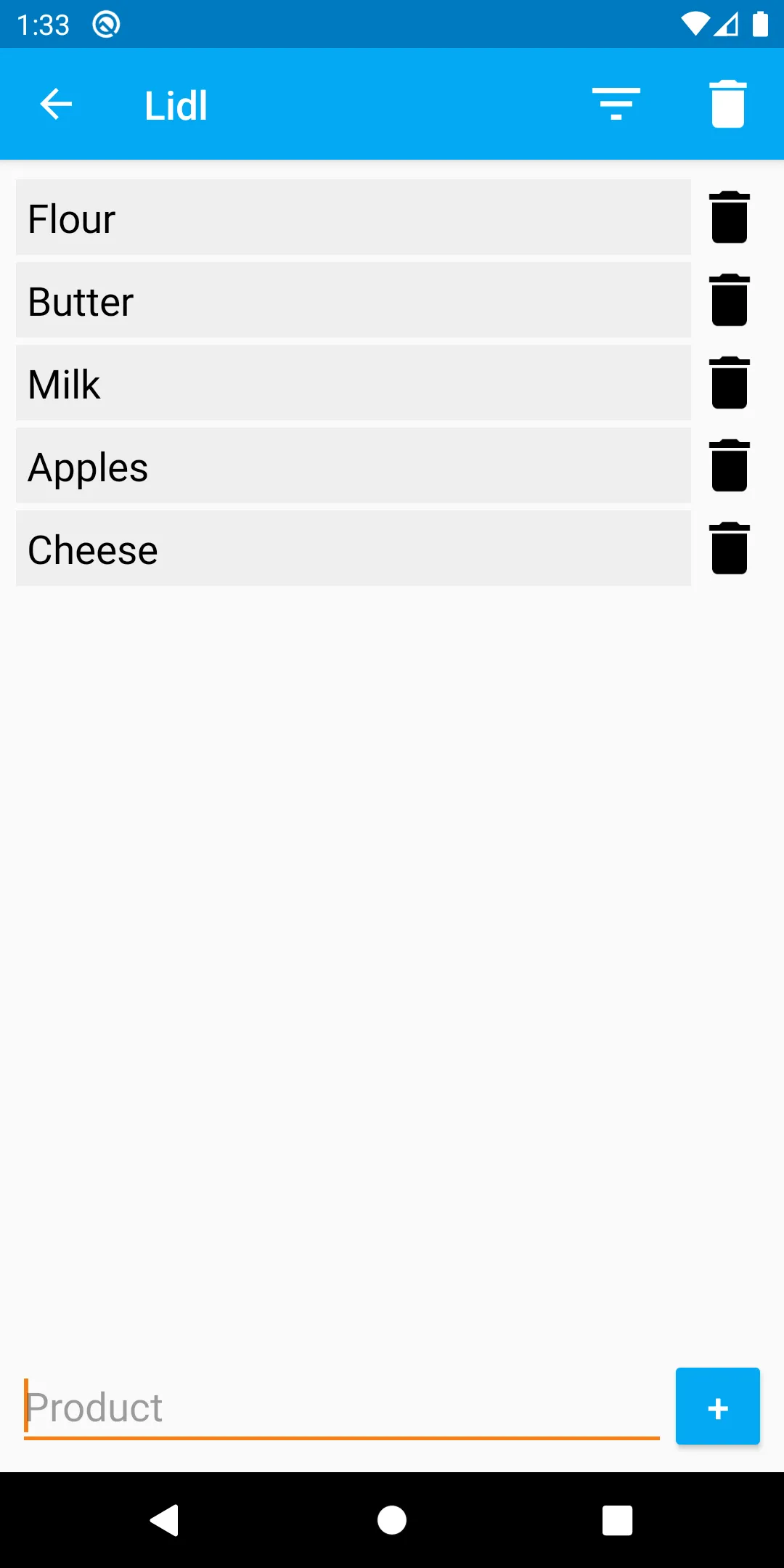 Grocery List | Indus Appstore | Screenshot