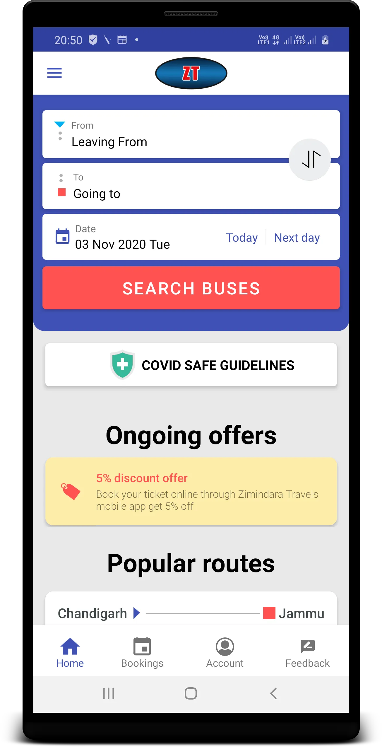 Zimindara Travels | Indus Appstore | Screenshot