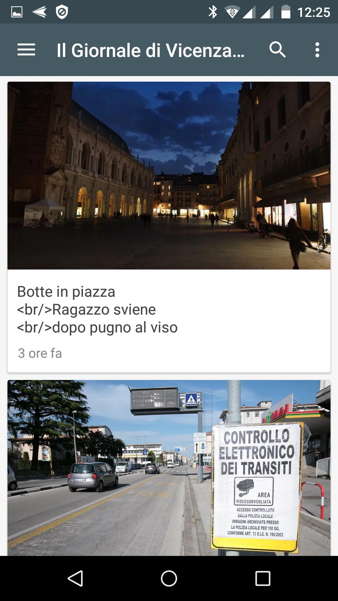 Vicenza notizie locali | Indus Appstore | Screenshot