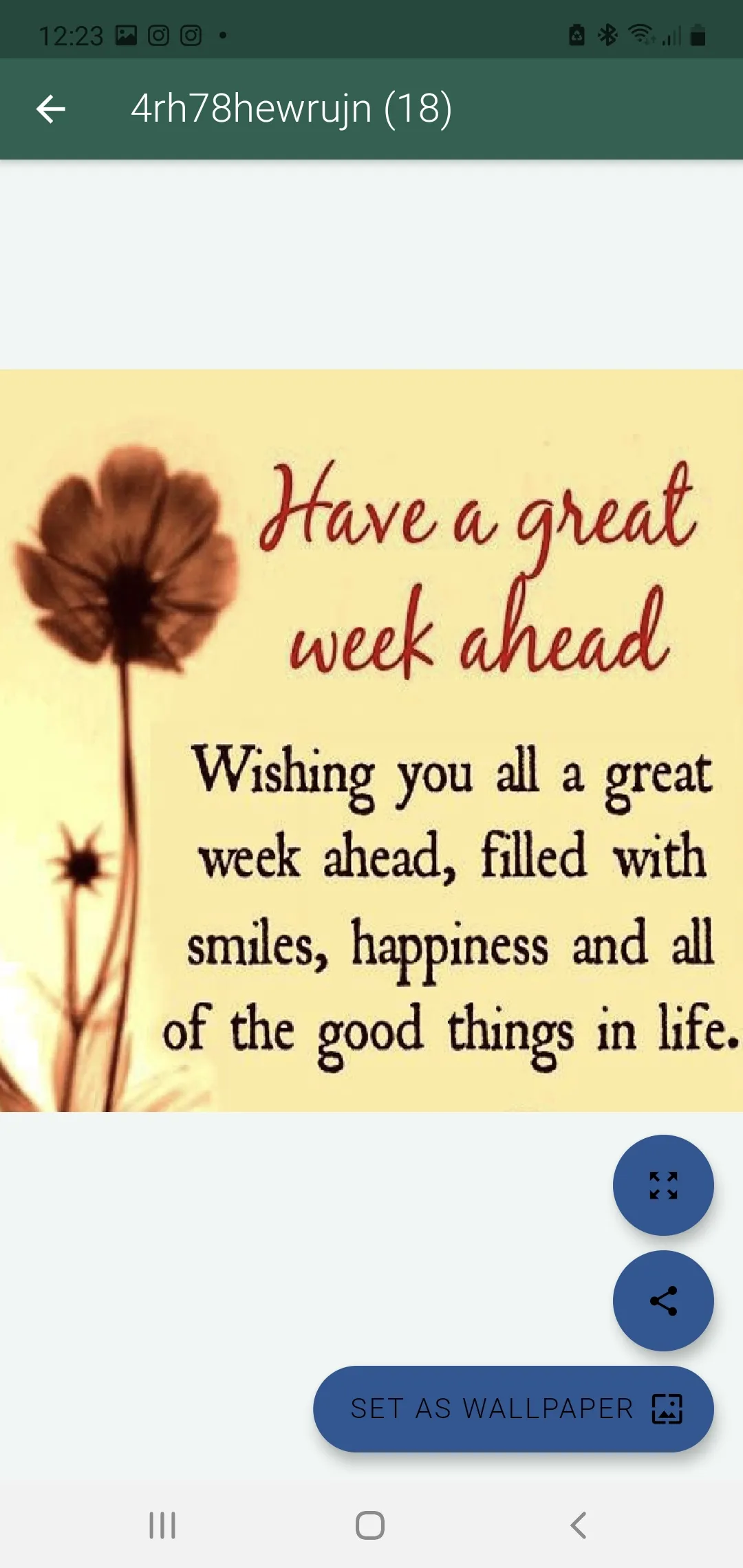 HAVE A GREAT & NICE WEEK | Indus Appstore | Screenshot