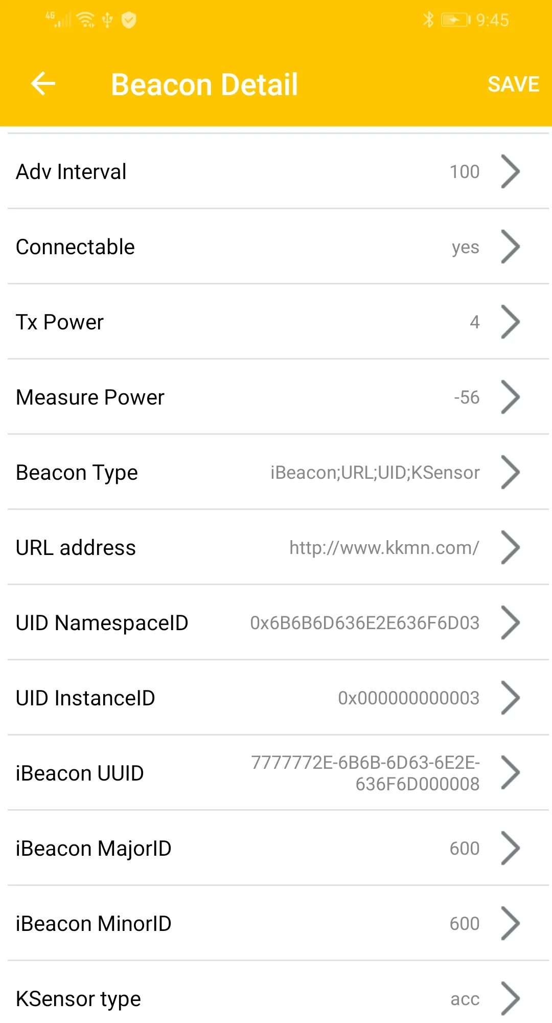 KBeacon | Indus Appstore | Screenshot