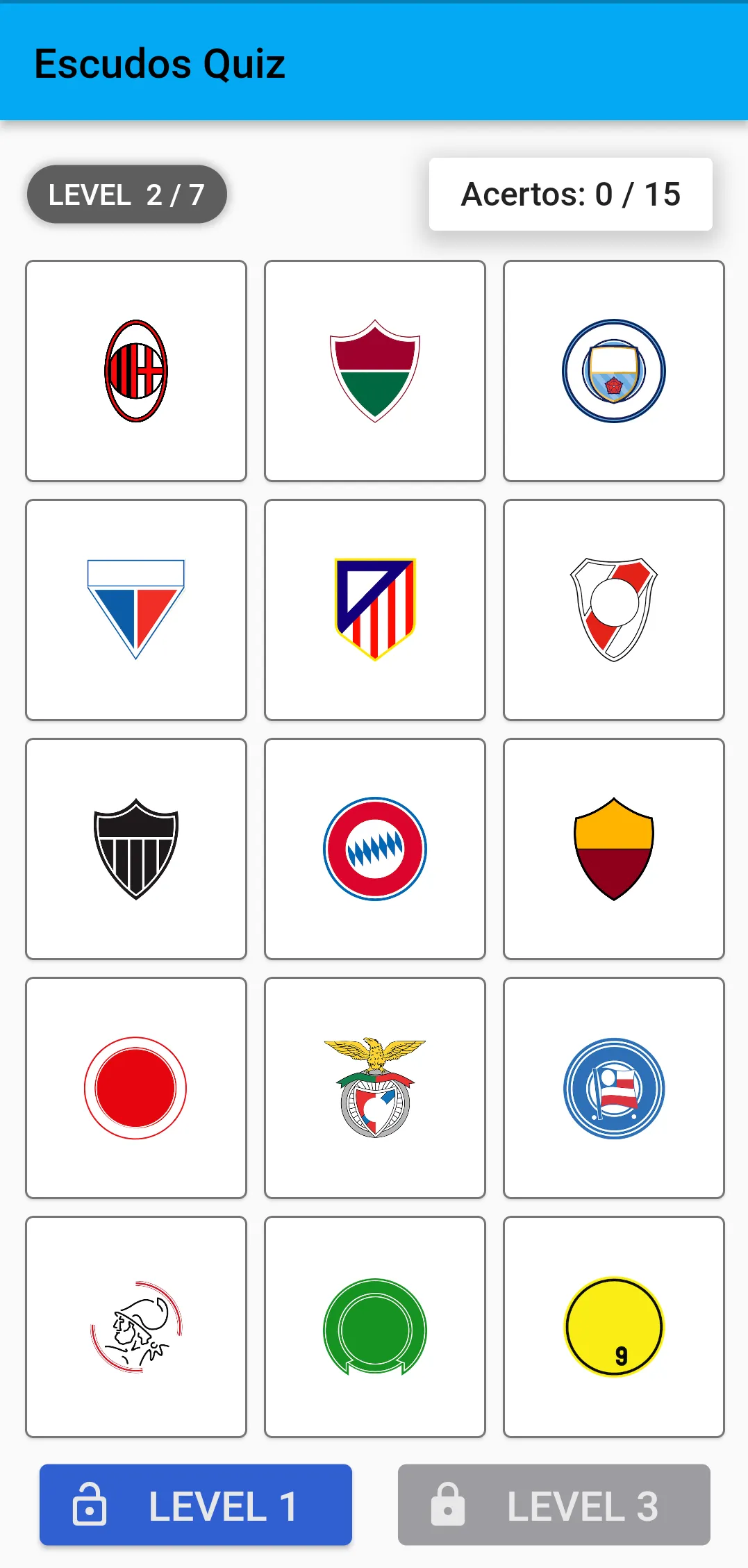 Escudos Quiz - Adivinhe o time | Indus Appstore | Screenshot