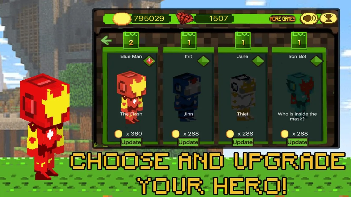 Iron Craft MOD Super Hero | Indus Appstore | Screenshot