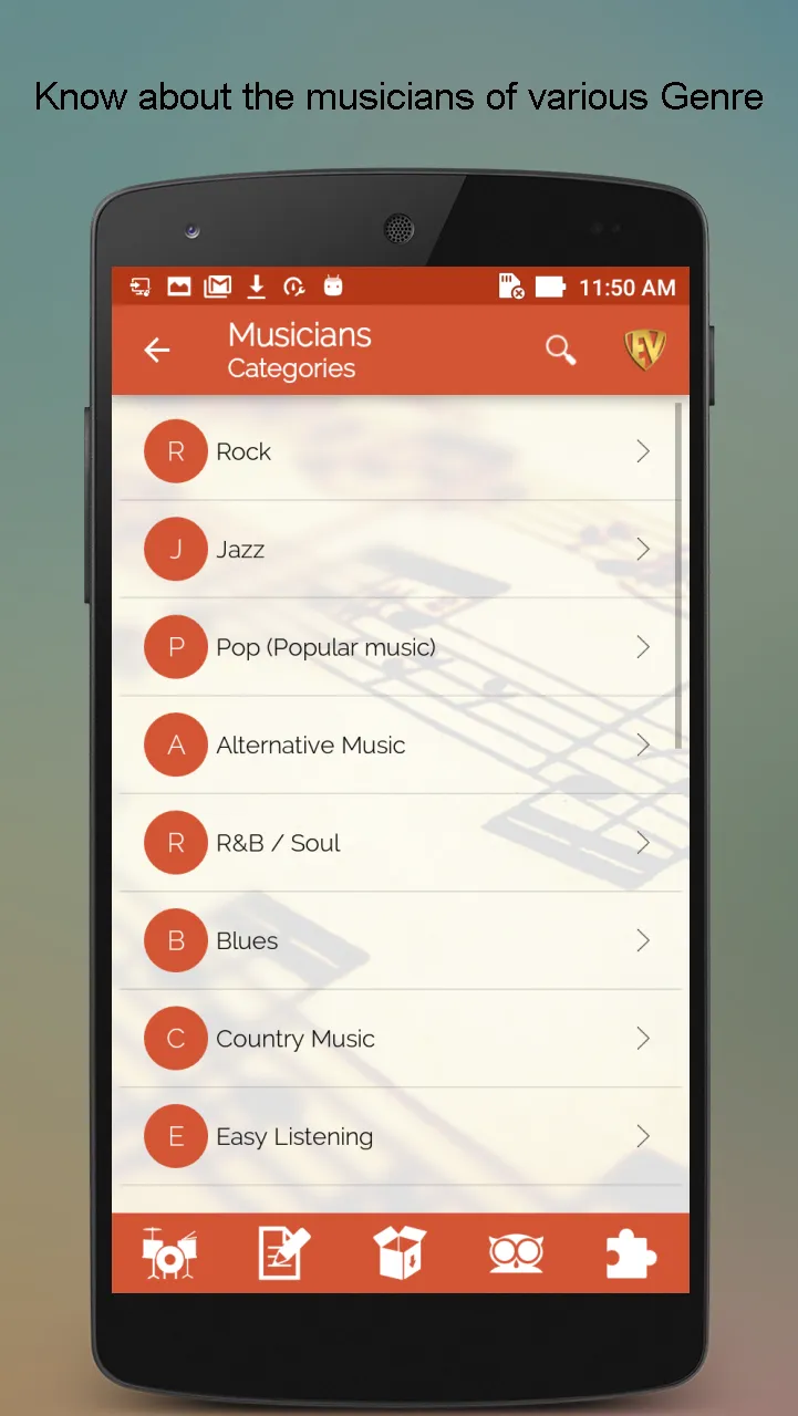 Musicians & Musical Instrument | Indus Appstore | Screenshot