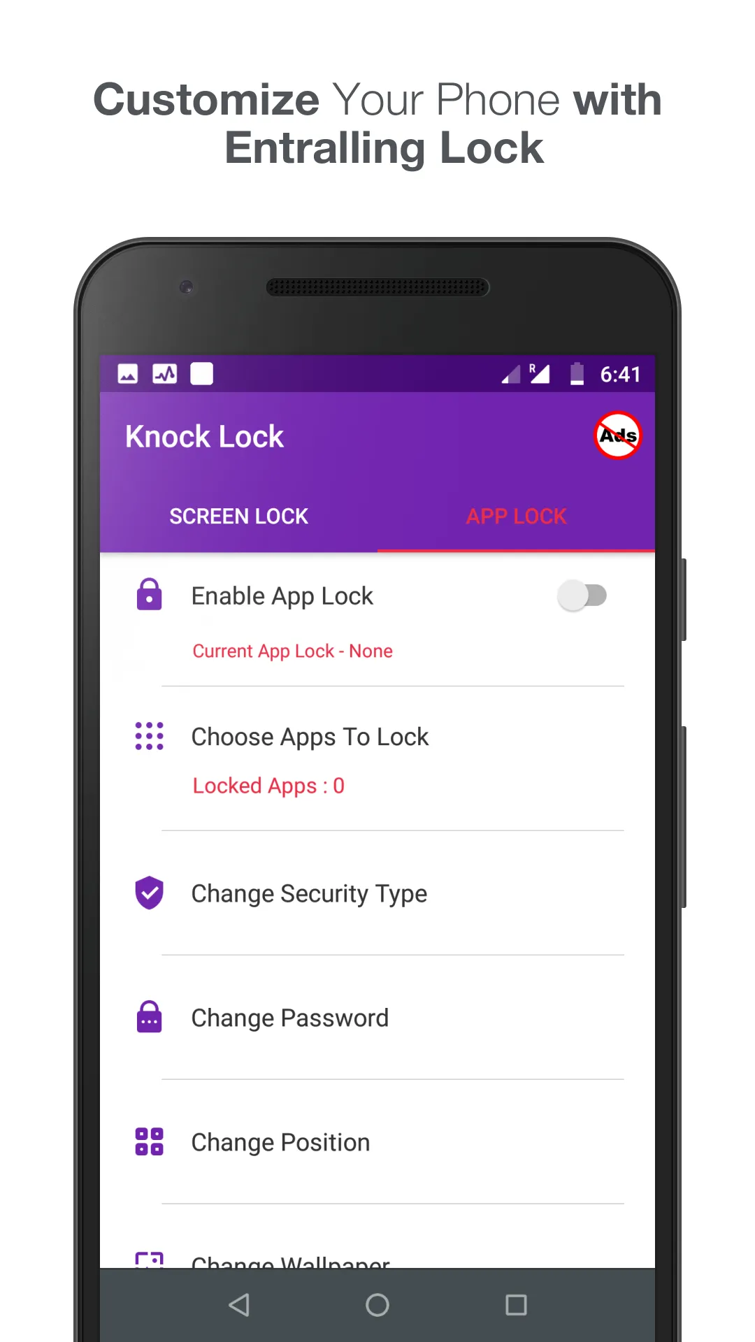 Knock lock screen - Applock | Indus Appstore | Screenshot