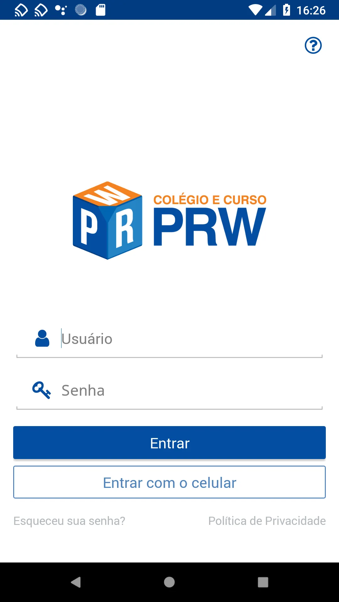 Colégio e Curso PRW | Indus Appstore | Screenshot