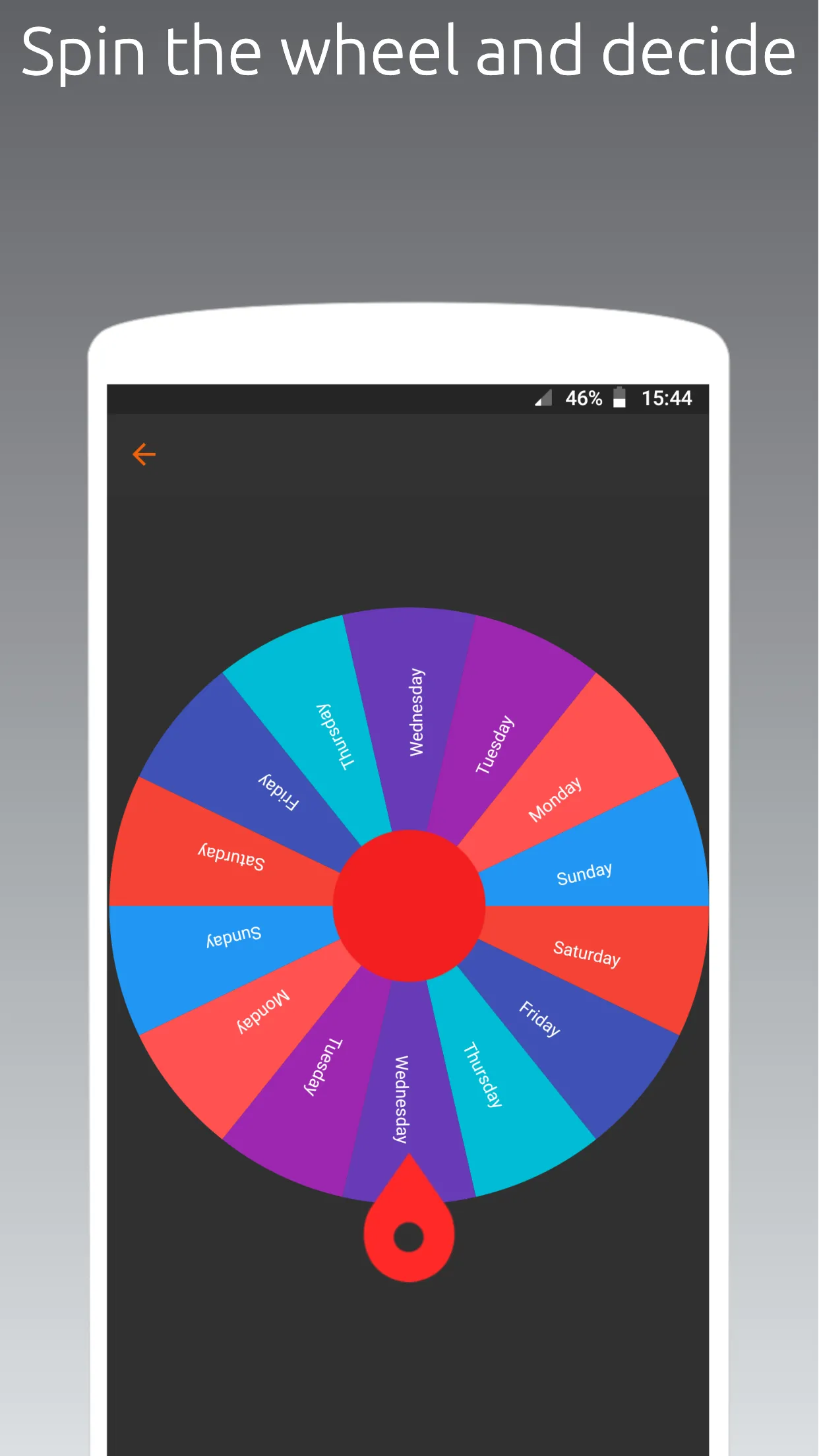 Decision Roulette | Indus Appstore | Screenshot