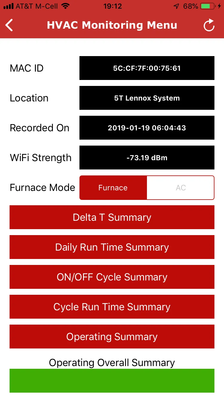 MCerberus® HVAC Monitoring | Indus Appstore | Screenshot