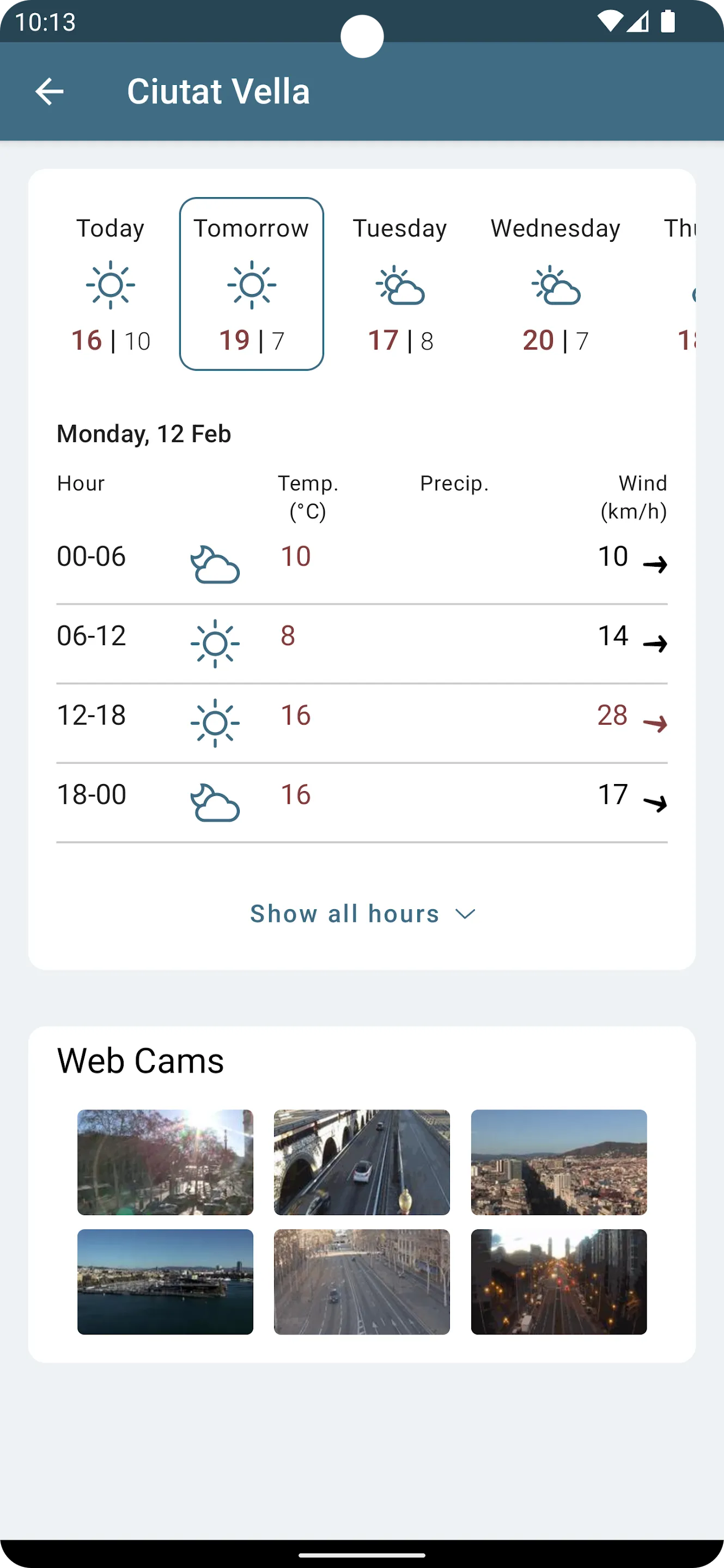 OutdoorX - weather conditions | Indus Appstore | Screenshot