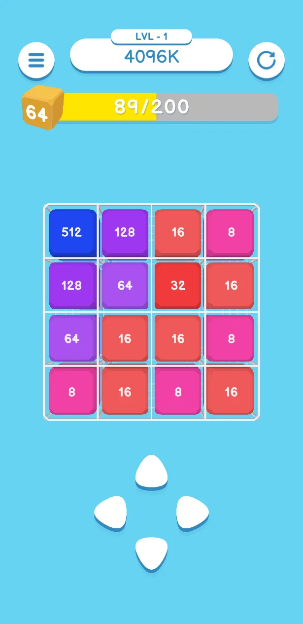 Myth Cube 2048 Puzzle | Indus Appstore | Screenshot